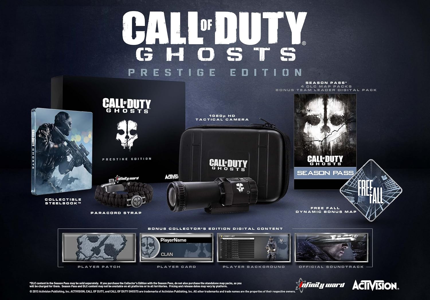 Call of Duty: Ghosts (Prestige Edition) - (PS3) PlayStation 3 Video Games Activision