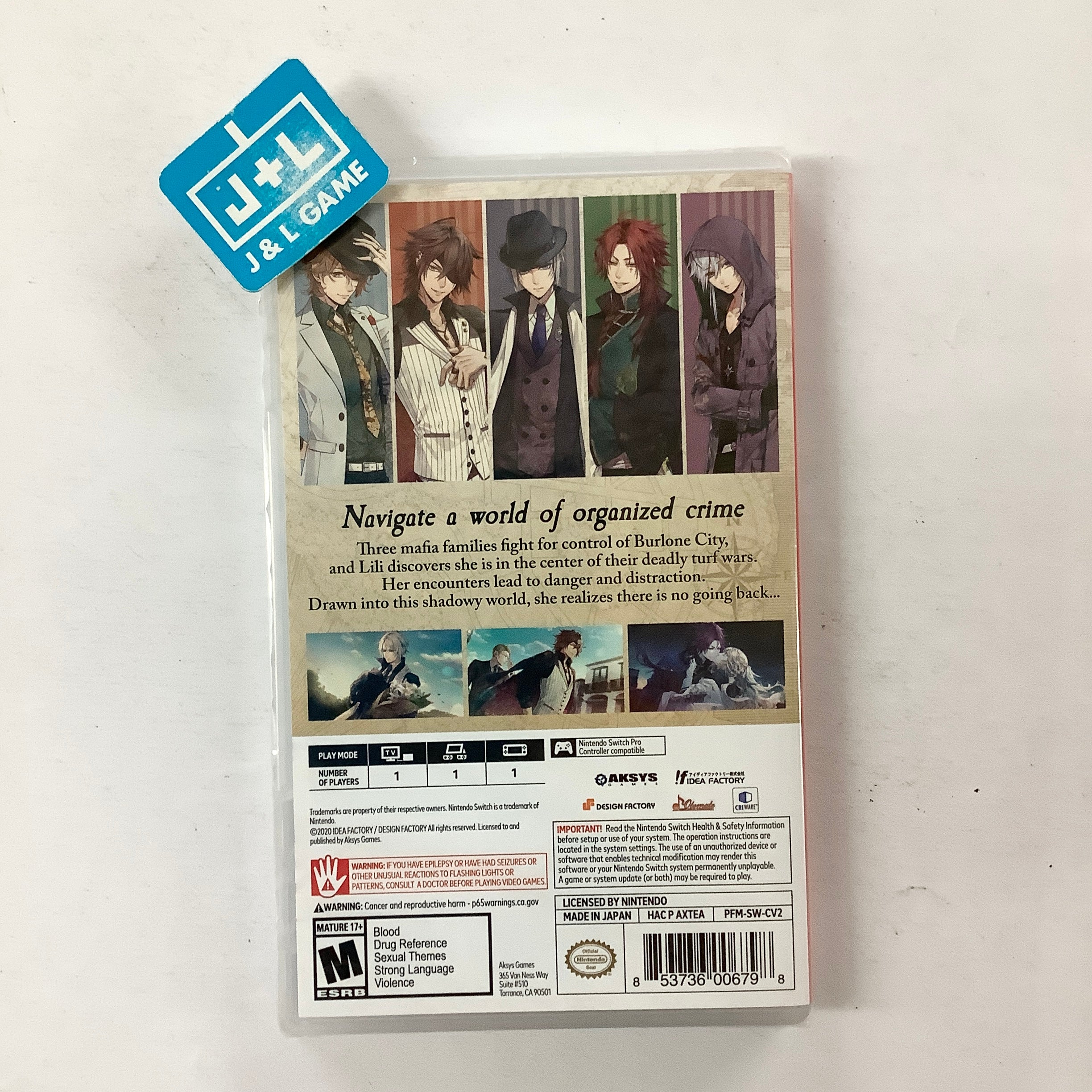 Piofiore: Fated Memories - (NSW) Nintendo Switch Video Games Aksys Games   