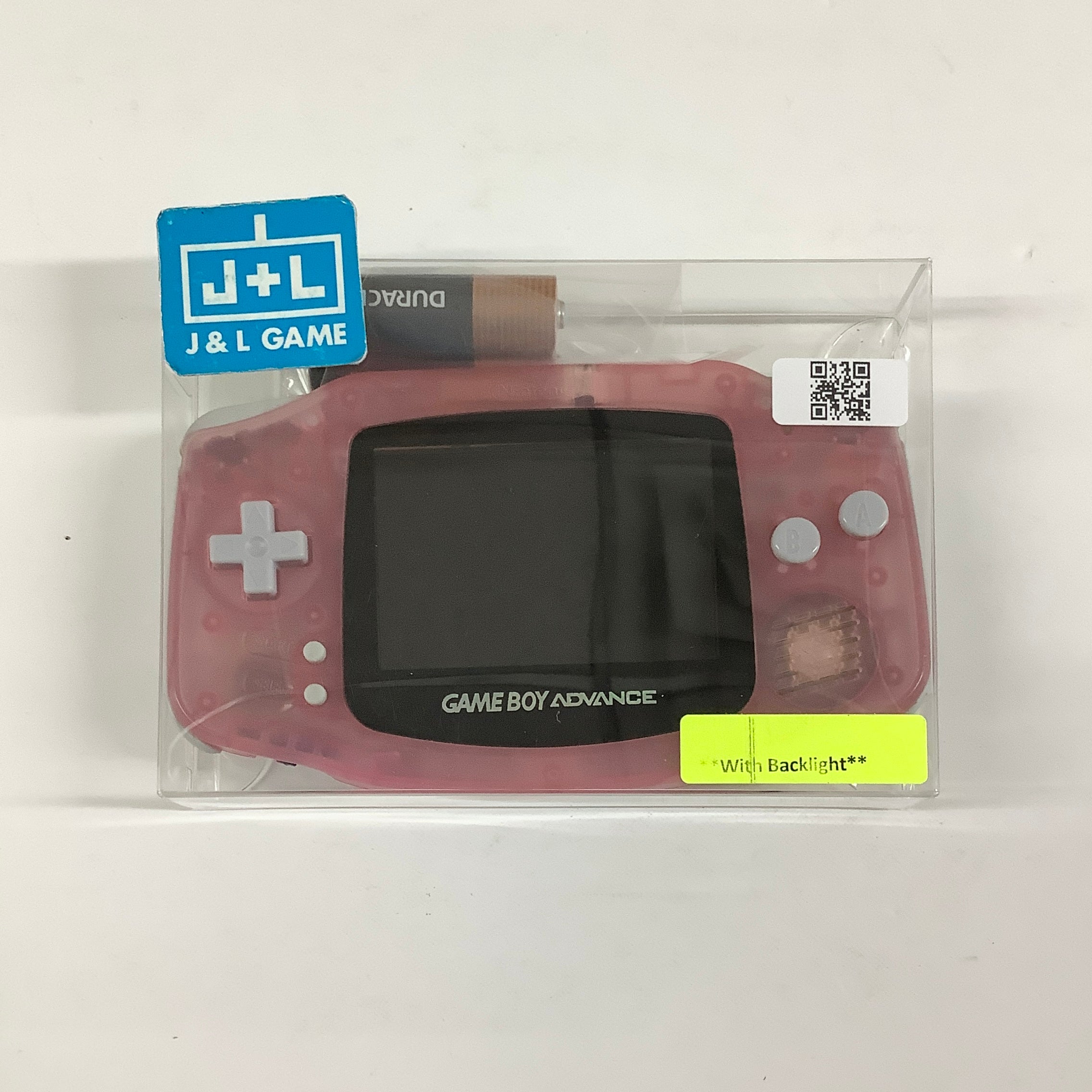 Nintendo Game Boy Advance Console (Clear Pink With Backlight) - (GBA) Game Boy Advance  [Pre-Owned] (Japanese Import)
