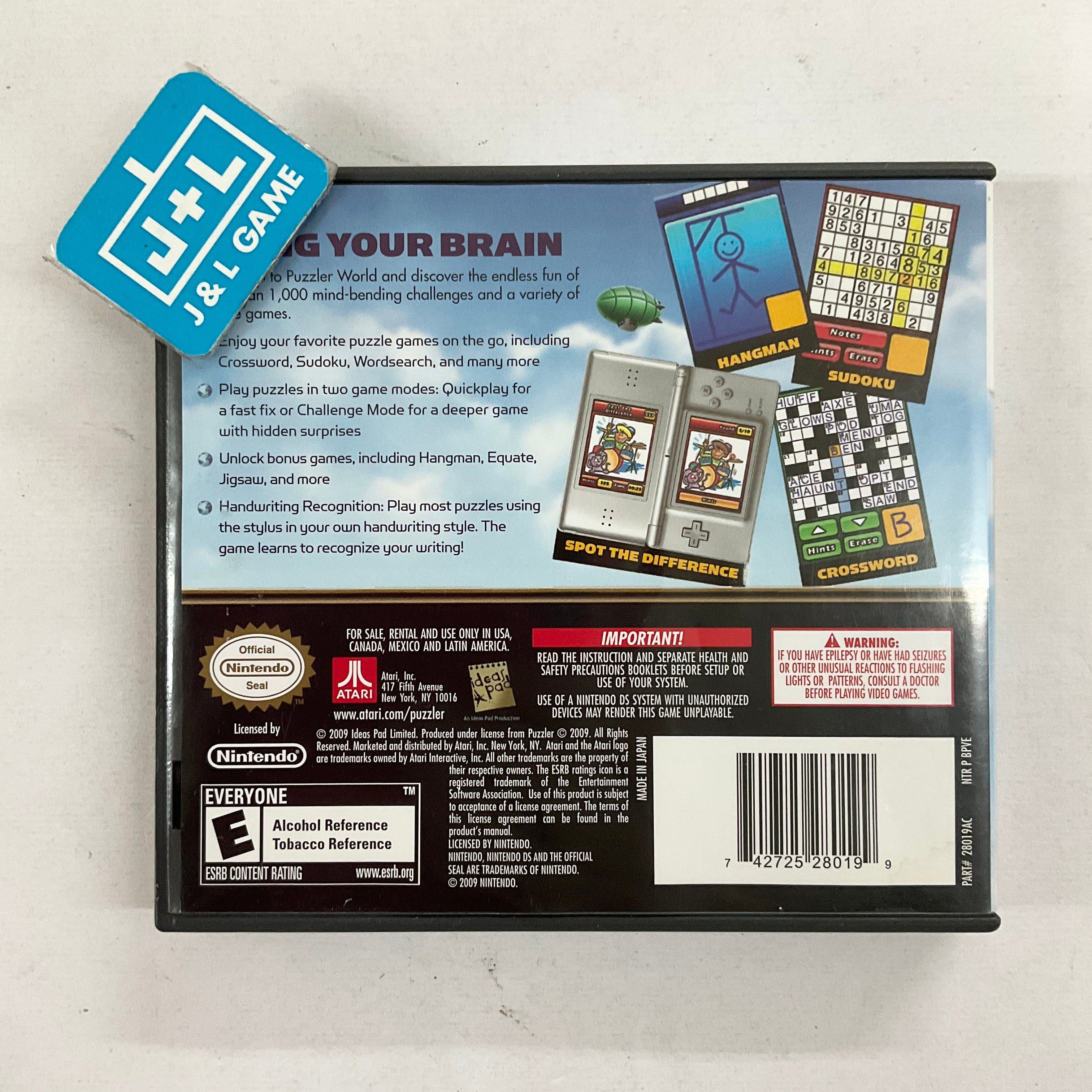 Puzzler World - (NDS) Nintendo DS [Pre-Owned] Video Games Atari SA