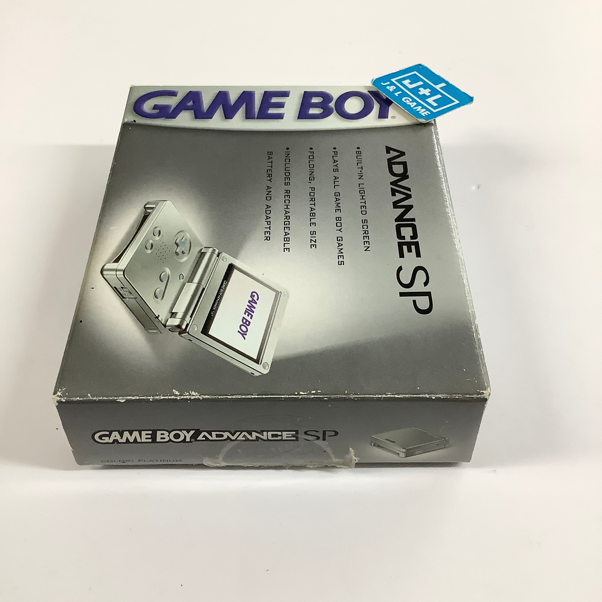 Nintendo Game Boy Advance SP Console AGS-001 (Silver) - (GBA) Game Boy Advance SP [Pre-Owned]