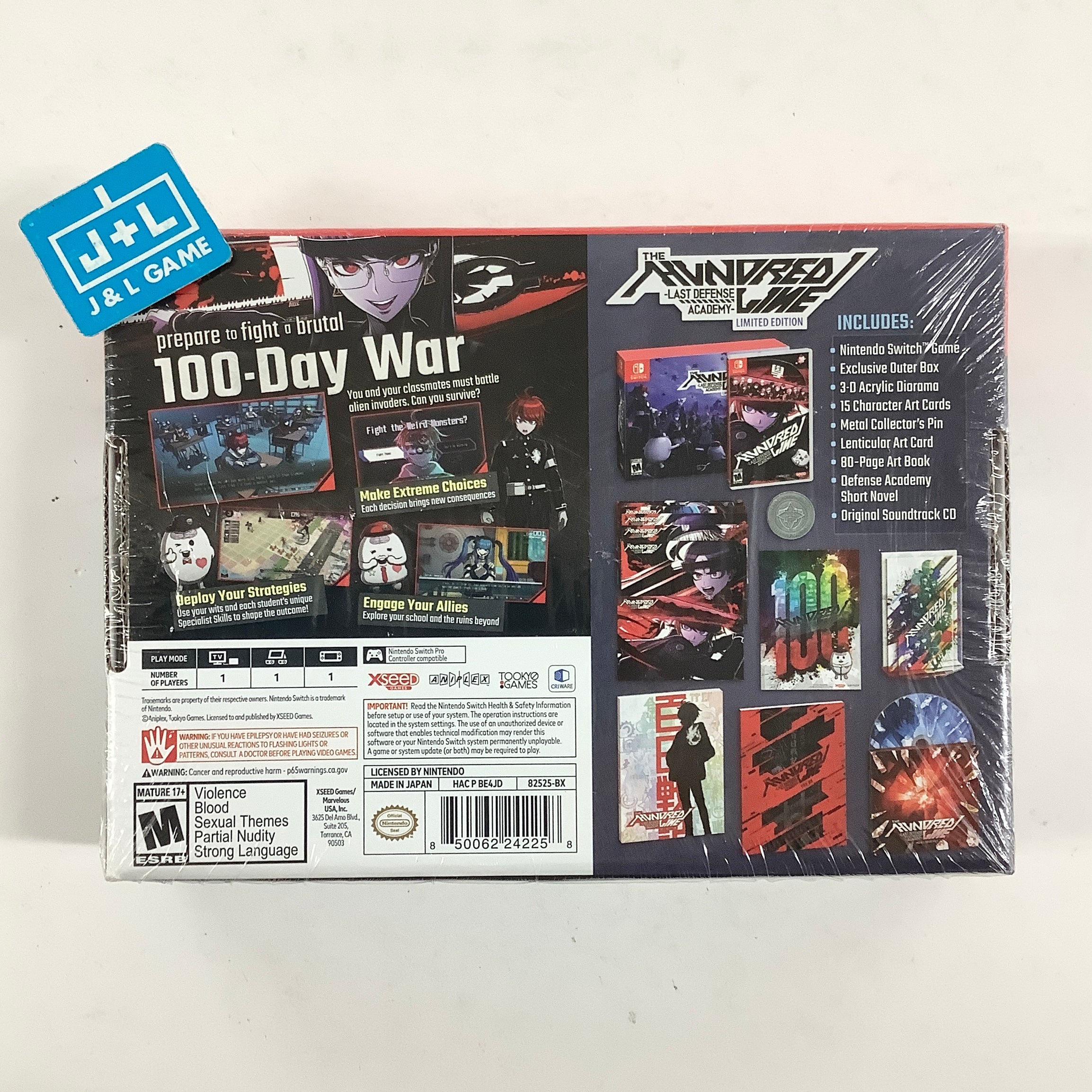 The Hundred Line - Last Defense Academy (Limited Edition) - (NSW) Nintendo Switch Video Games XSEED Games