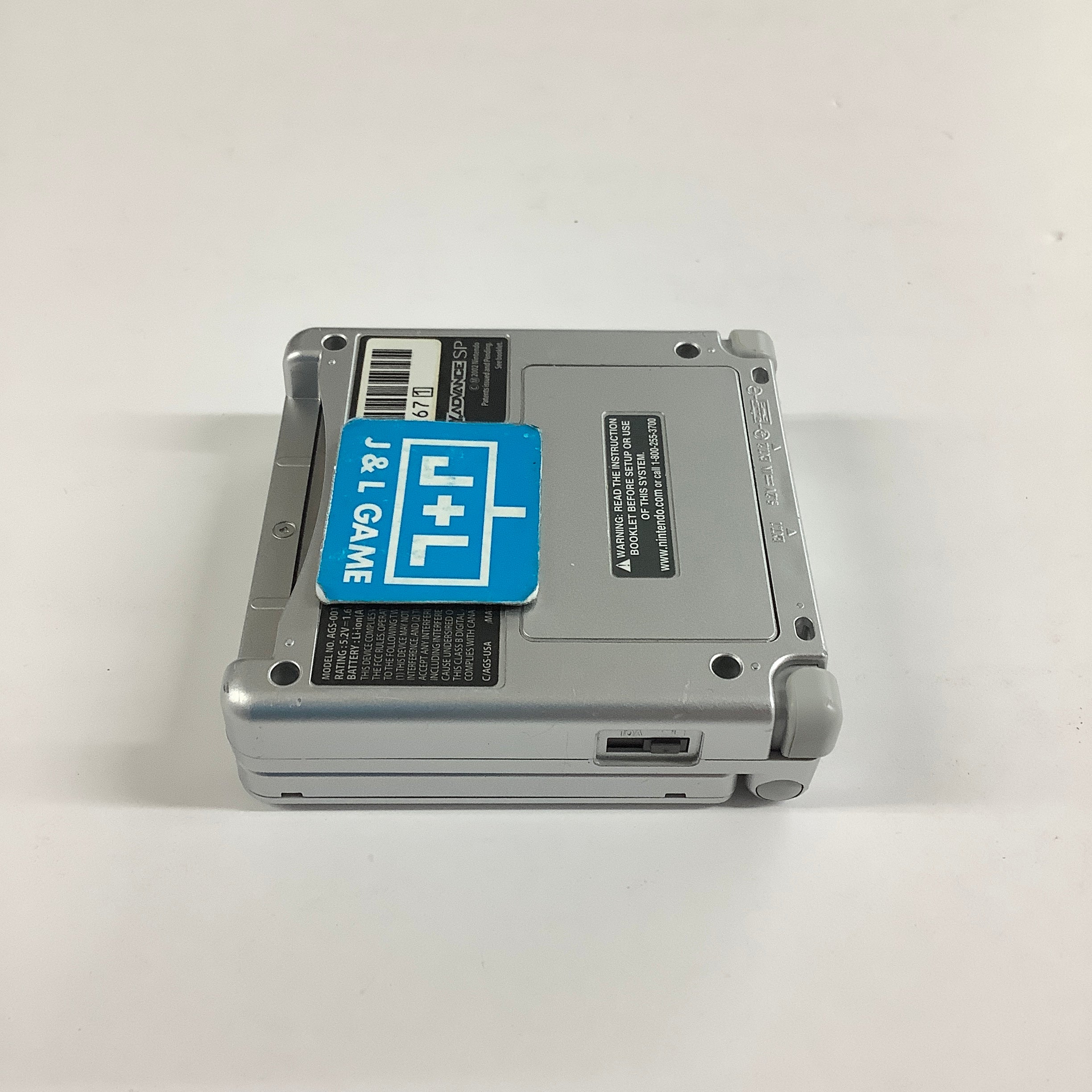 Nintendo Game Boy Advance SP Console AGS-001 (Silver) - (GBA) Game Boy Advance SP [Pre-Owned]