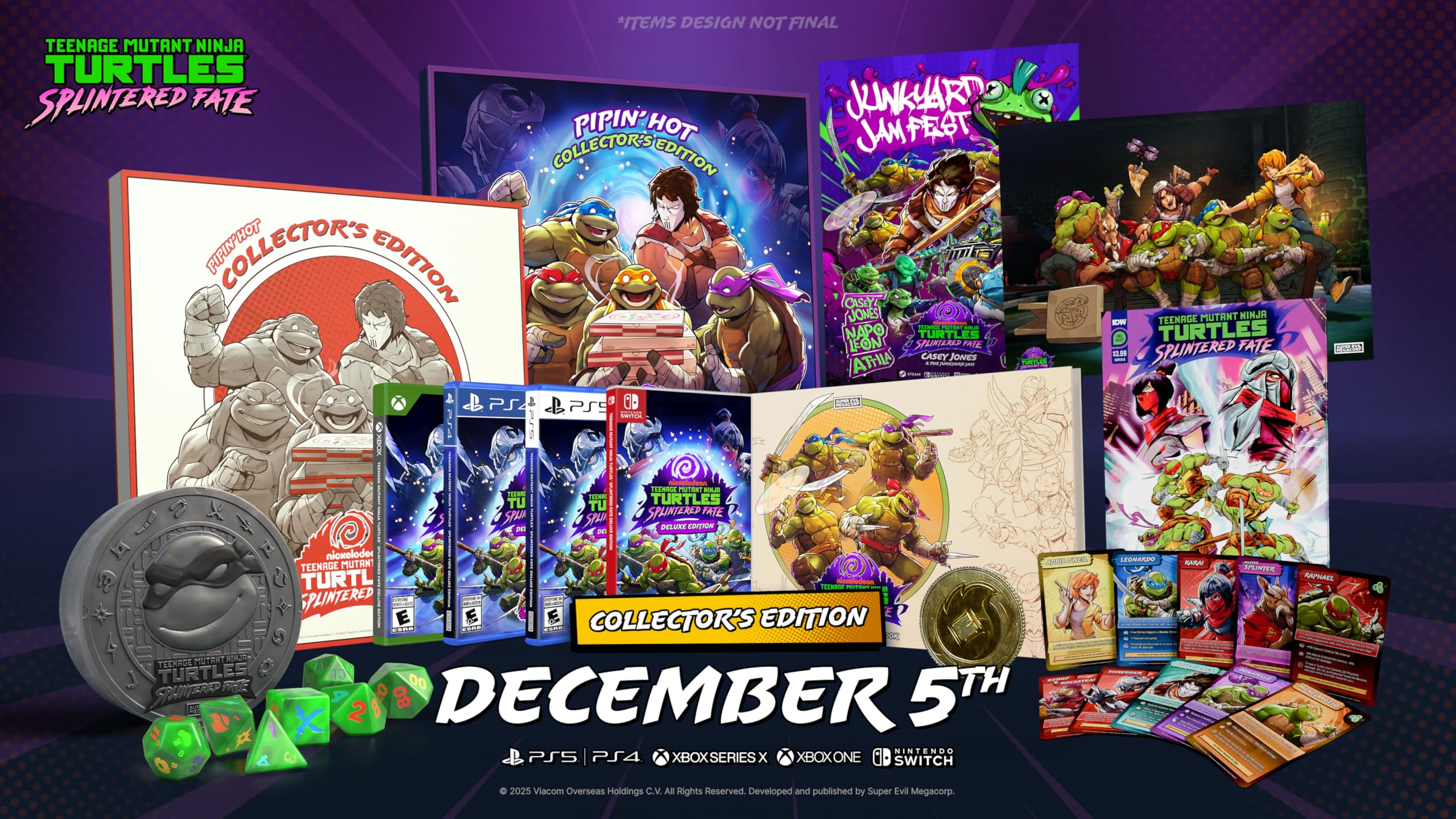 Teenage Mutant Ninja Turtles: Splintered Fate (Pipin' Hot Collector's Edition) - (NSW) Nintendo Switch