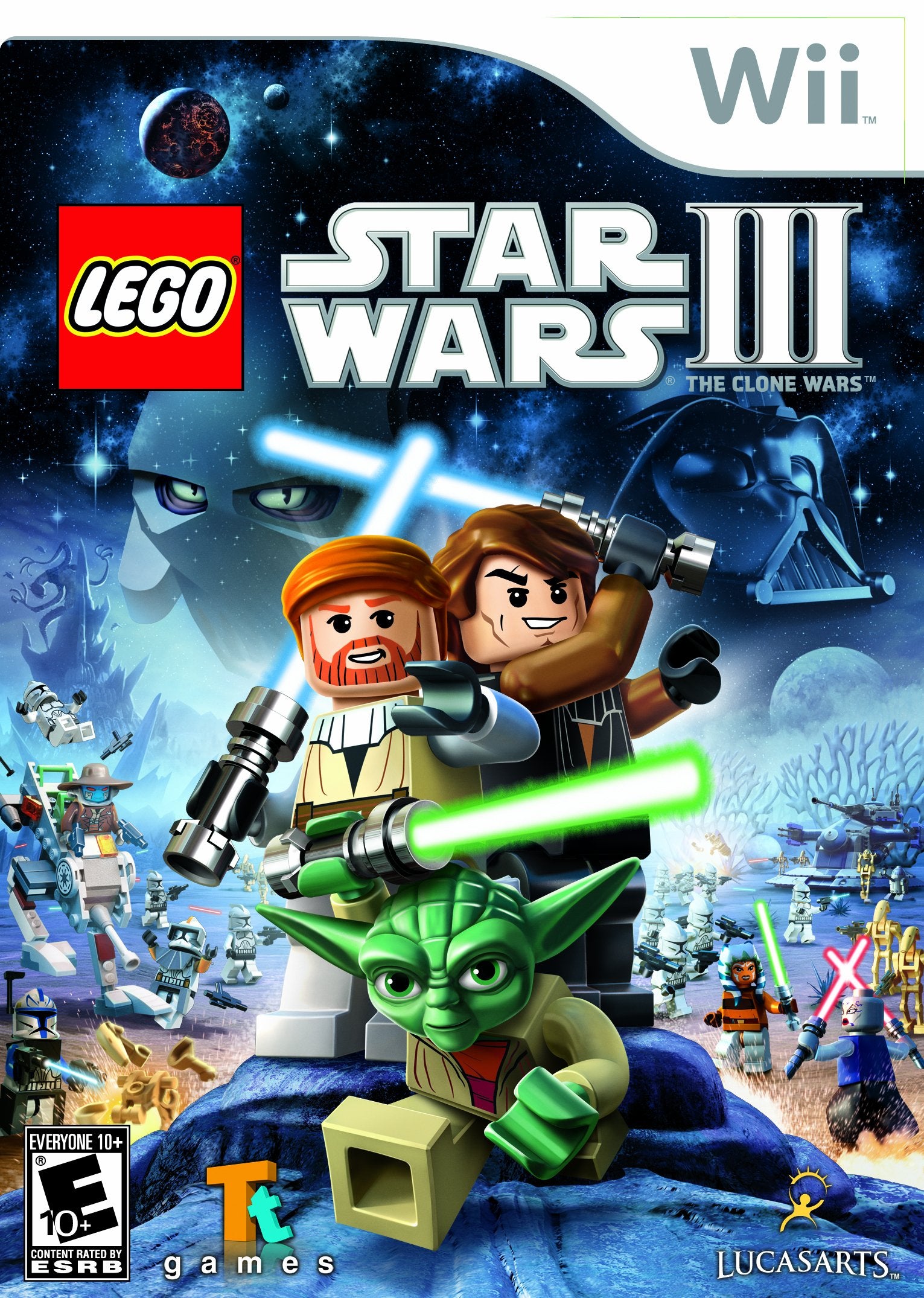 Lego Star Wars III: the Clone Wars - Nintendo Wii [Pre-Owned] Video Games LucasArts   
