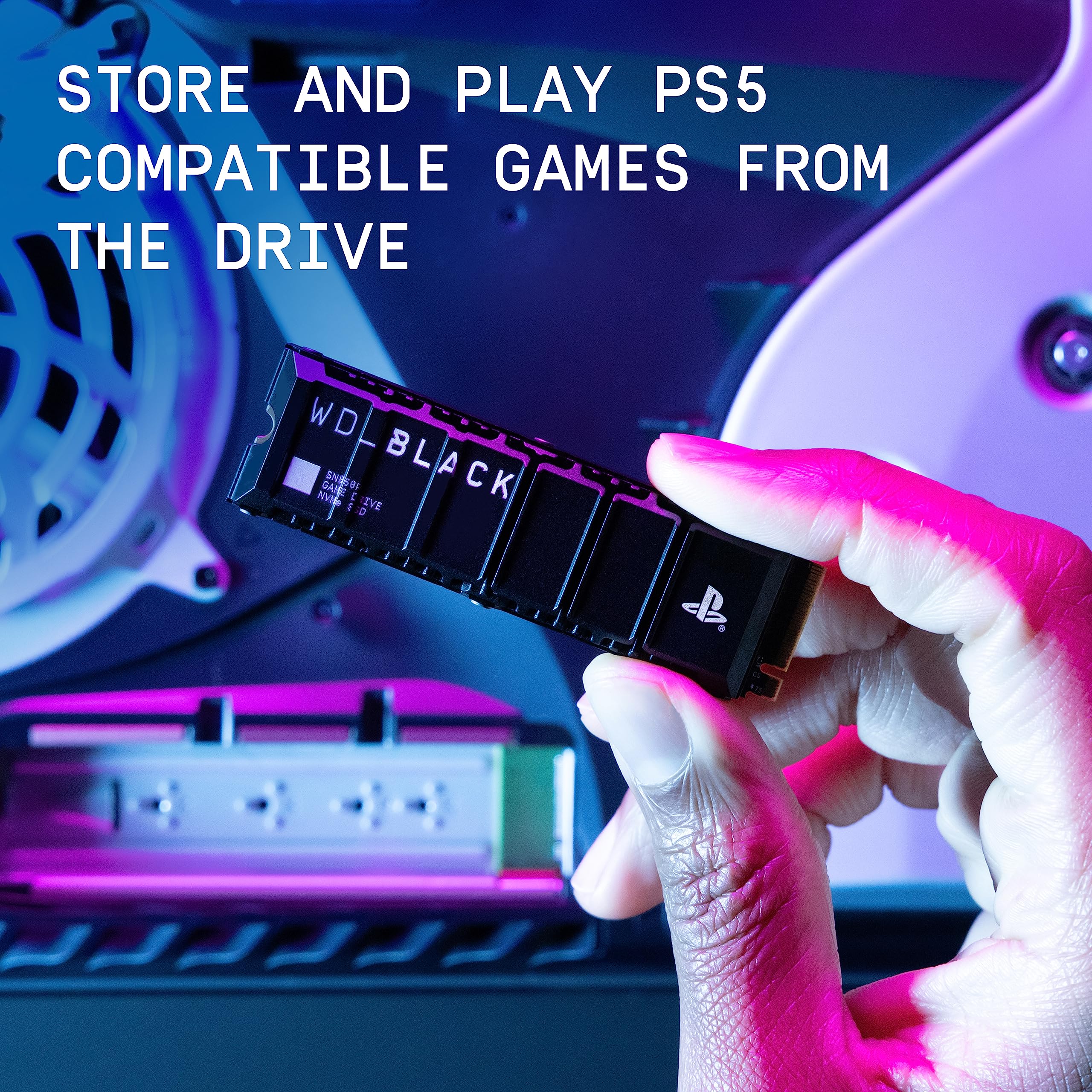 WD_BLACK 4TB SN850P NVMe SSD Solid State Drive with Heatsink Up to