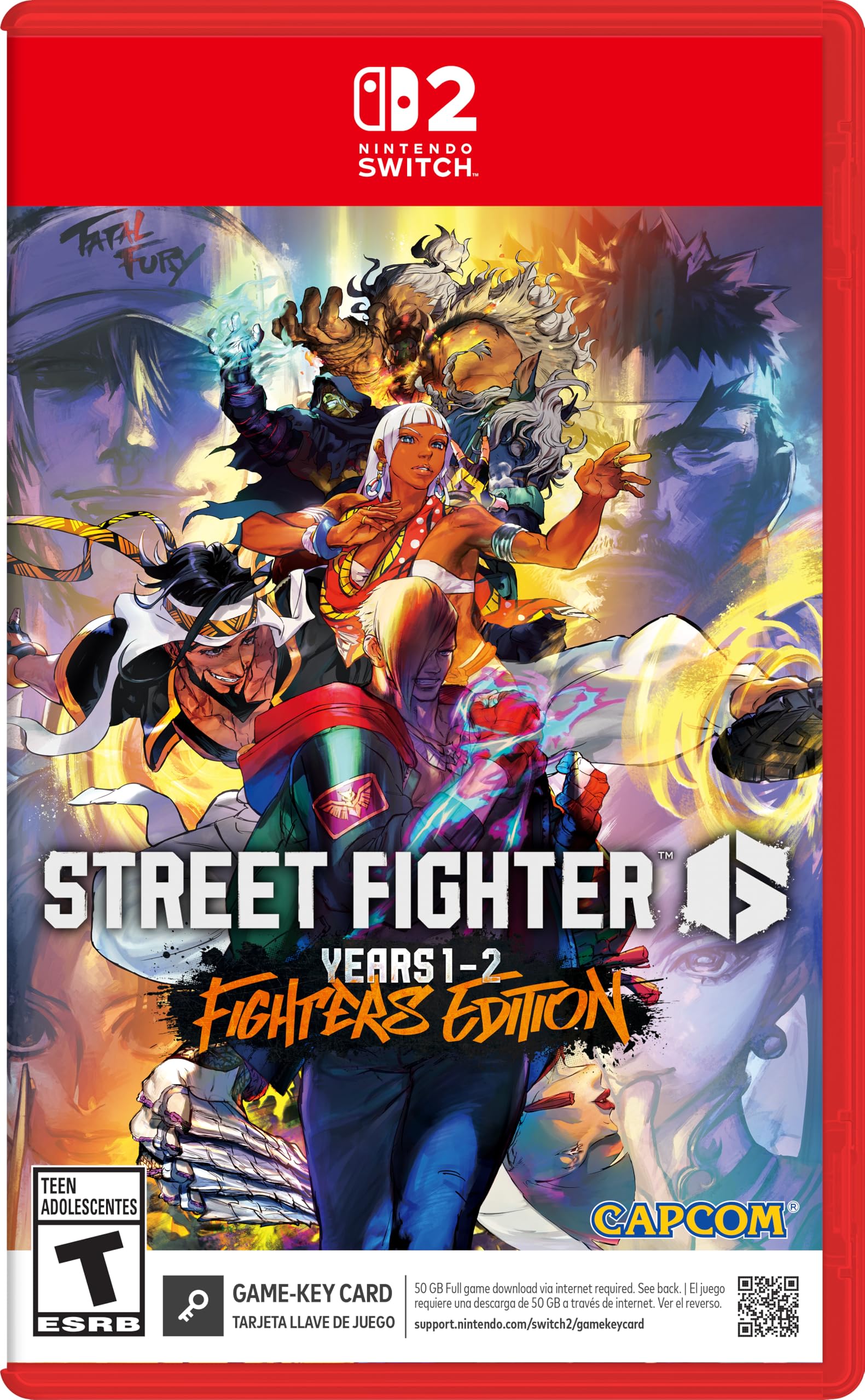Nintendo Switch STREET FIGHTER YEARS1-2 FIGHTERS EDITION Street Fighter 6 (Years 1-2 Fighters Edition) - (NS2