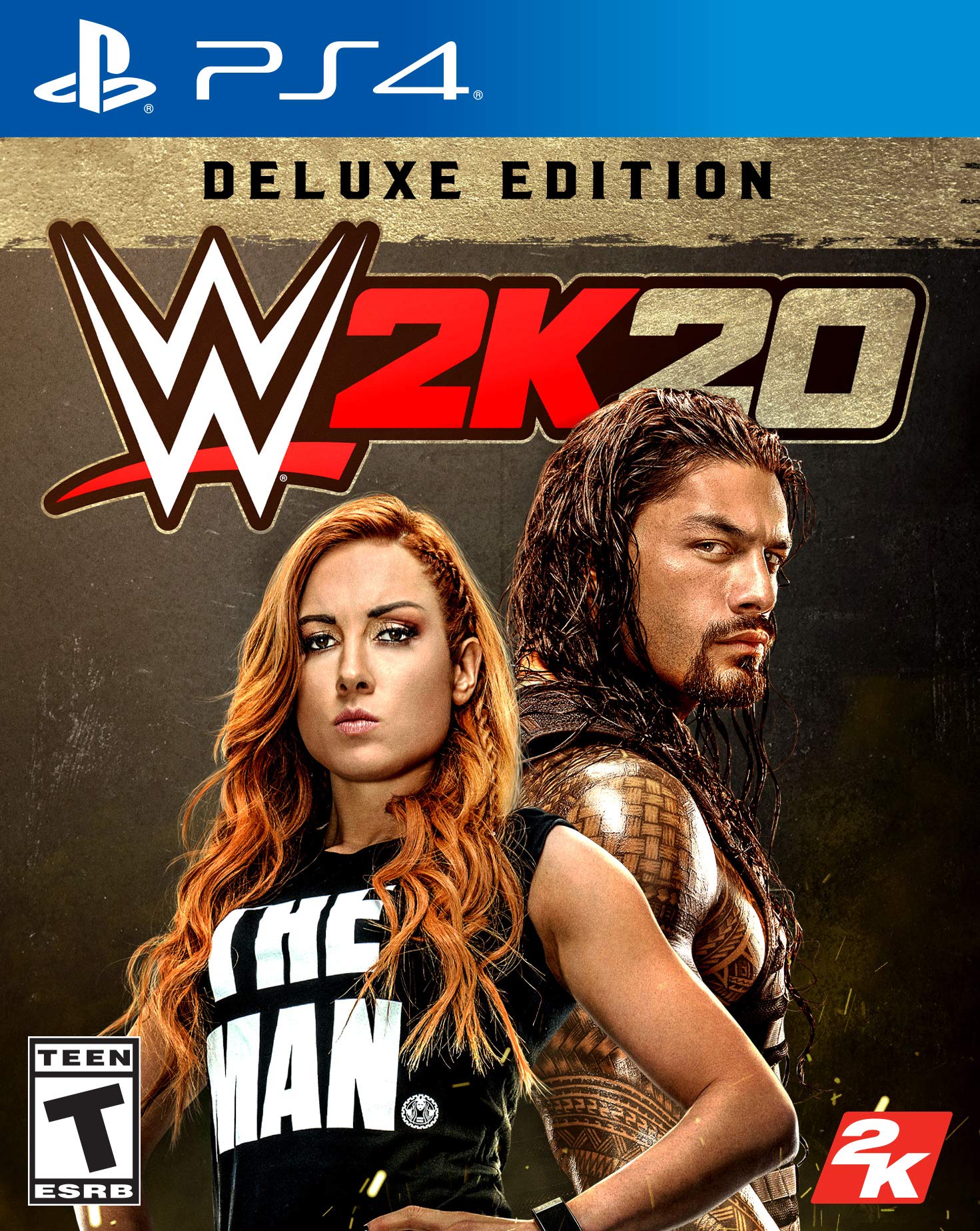 WWE 2K20 (Deluxe Edition) - (PS4) PlayStation 4 Video Games 2K Games