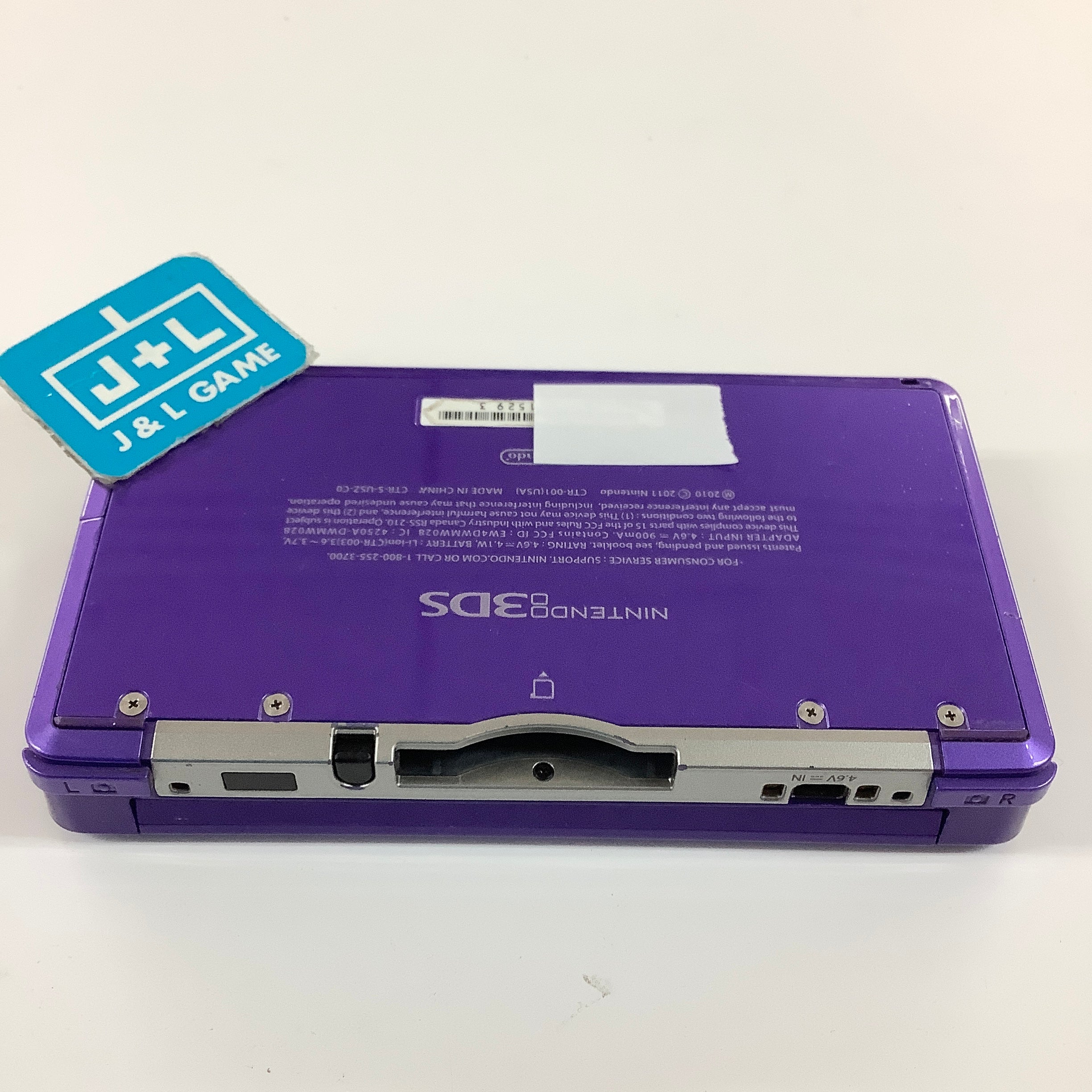 Nintendo 3DS Console (Midnight Purple) - Nintendo 3DS [Pre-Owned] Consoles Nintendo