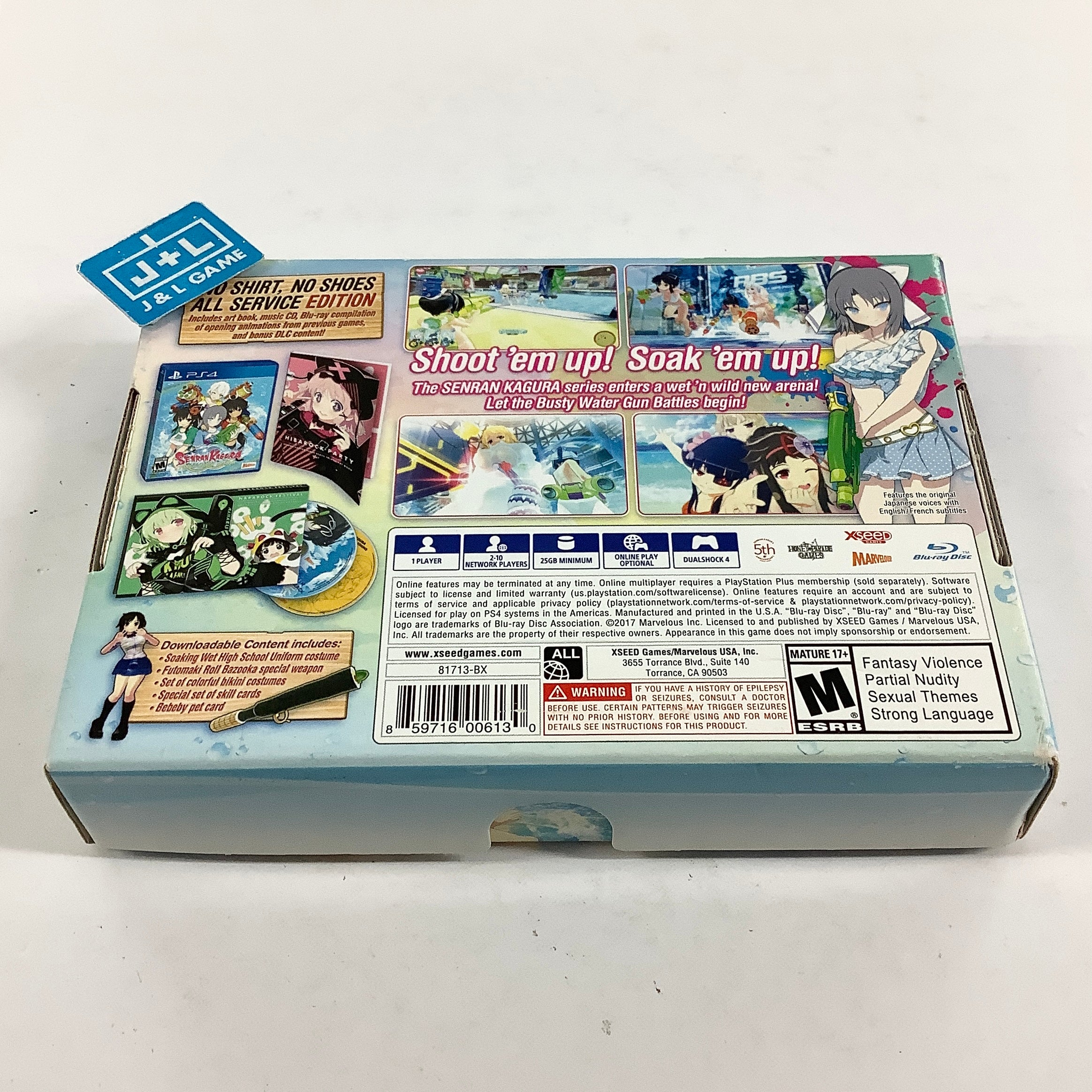 Senran Kagura: Peach Beach Splash (No Shirt, No Shoes, All Service Edition) - (PS4) PlayStation 4 [Pre-Owned] Video Games XSEED Games