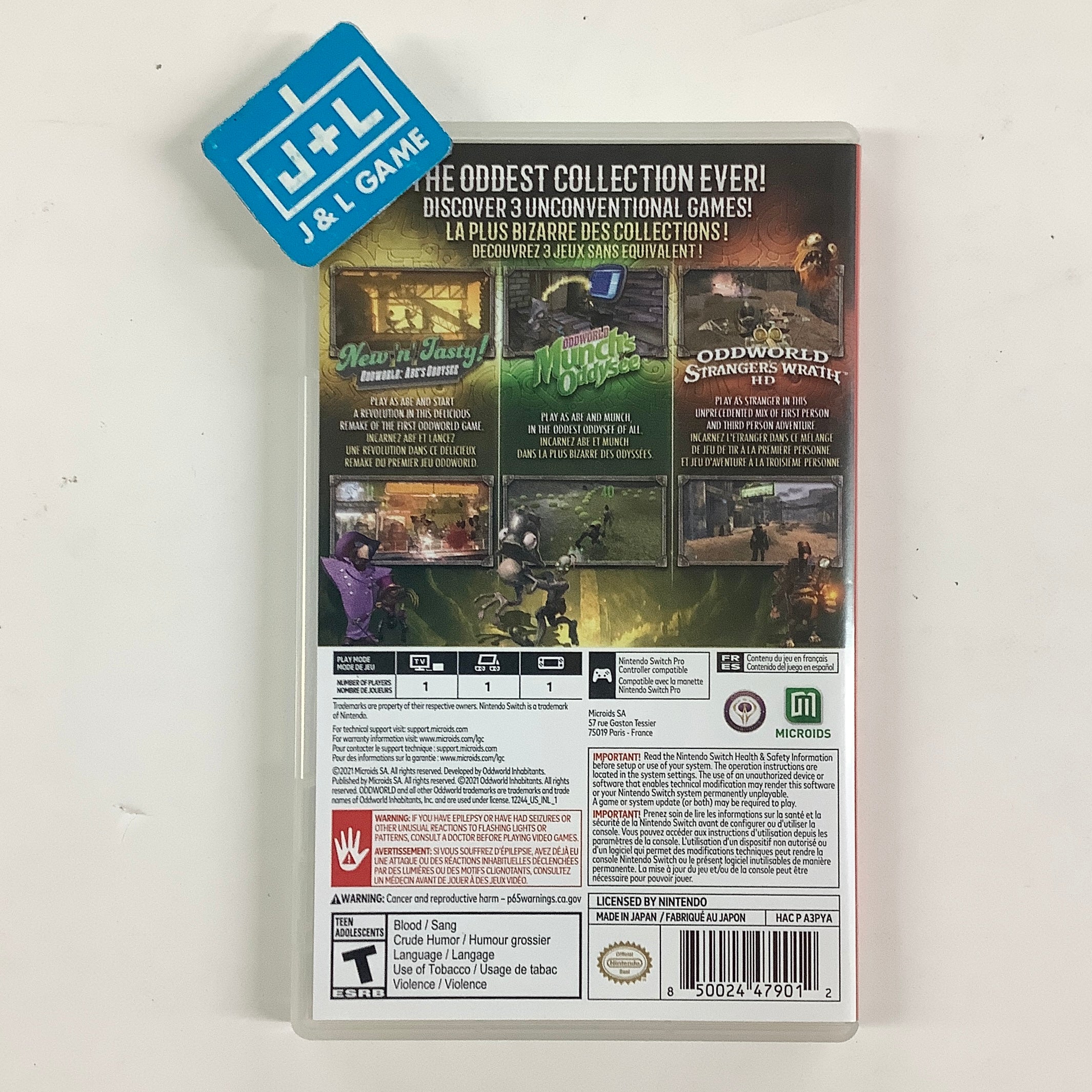 Oddworld: Collection - (NSW) Nintendo Switch [Pre-Owned] Video Games Maximum Entertainment