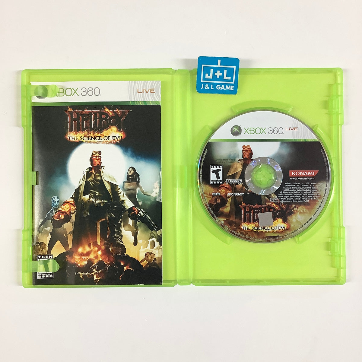 Hellboy: The Science of Evil - Xbox 360 [Pre-Owned] Video Games Konami