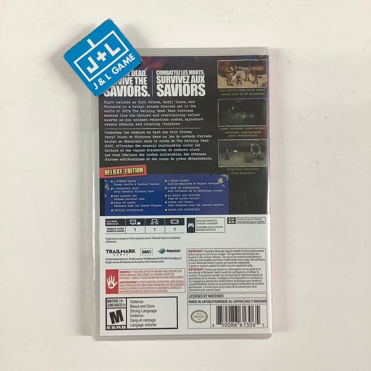 The Walking Dead: Streets of Survival Deluxe Edition - (NSW) Nintendo Switch