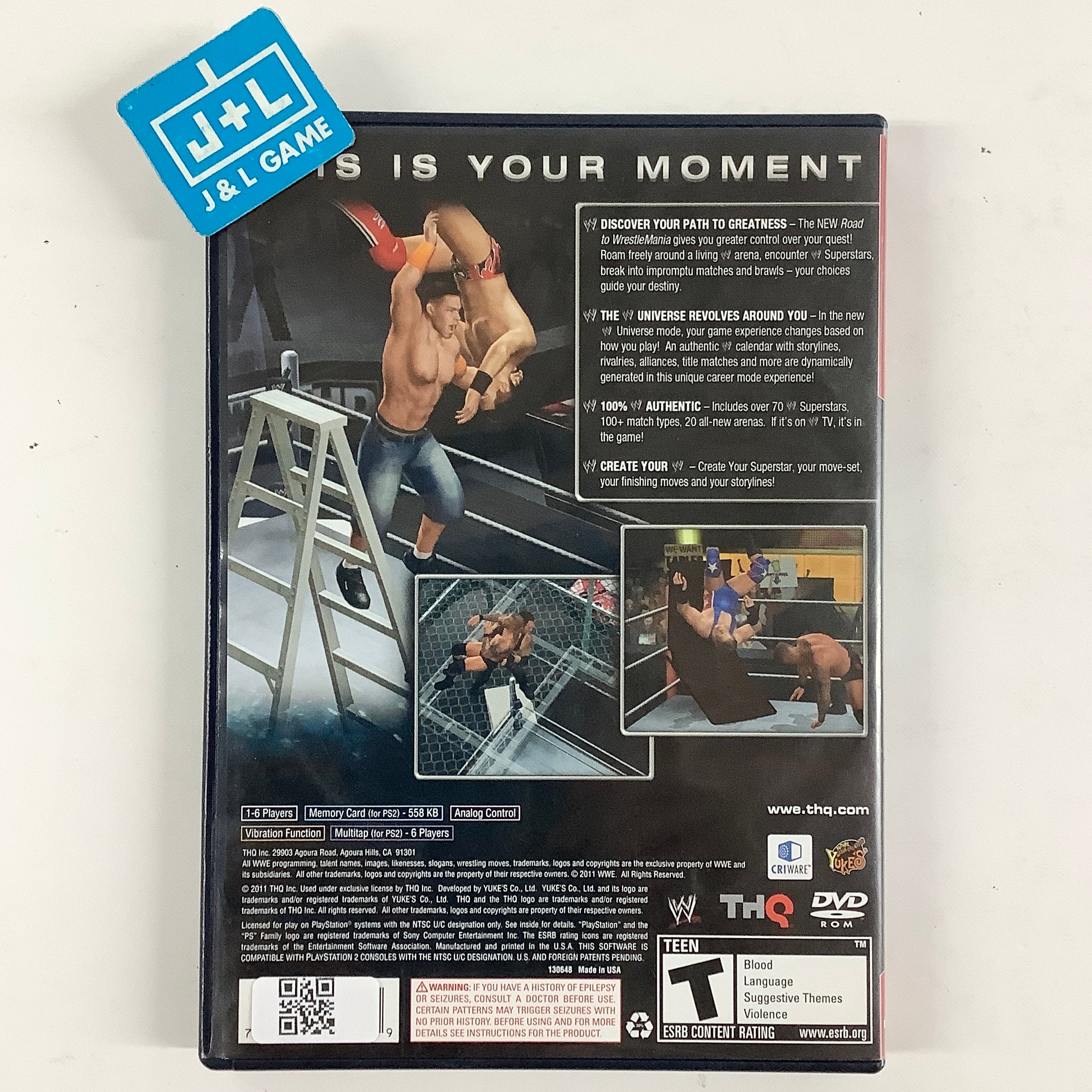 WWE SmackDown vs. Raw 2011 ( Greatest Hits ) - PlayStation 2 [Pre-Owned]