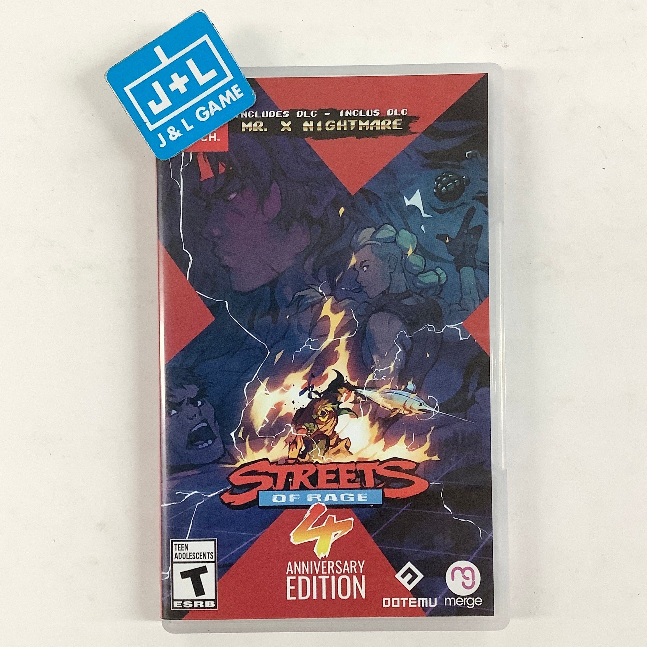 Streets of Rage 4 Anniversary Edition - (NSW) Nintendo Switch [Pre-Owned] Video Games Merge Games