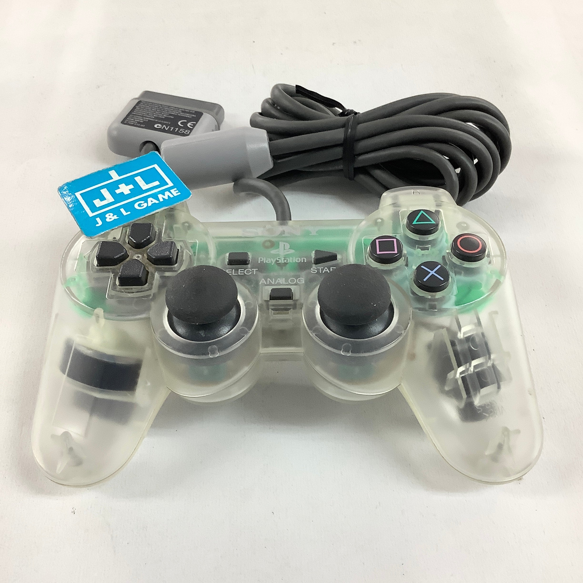 Sony Playstation Dual Analog Controller (Clear) - (PS1) PlayStation 1 [Pre-Owned] Accessories Sony