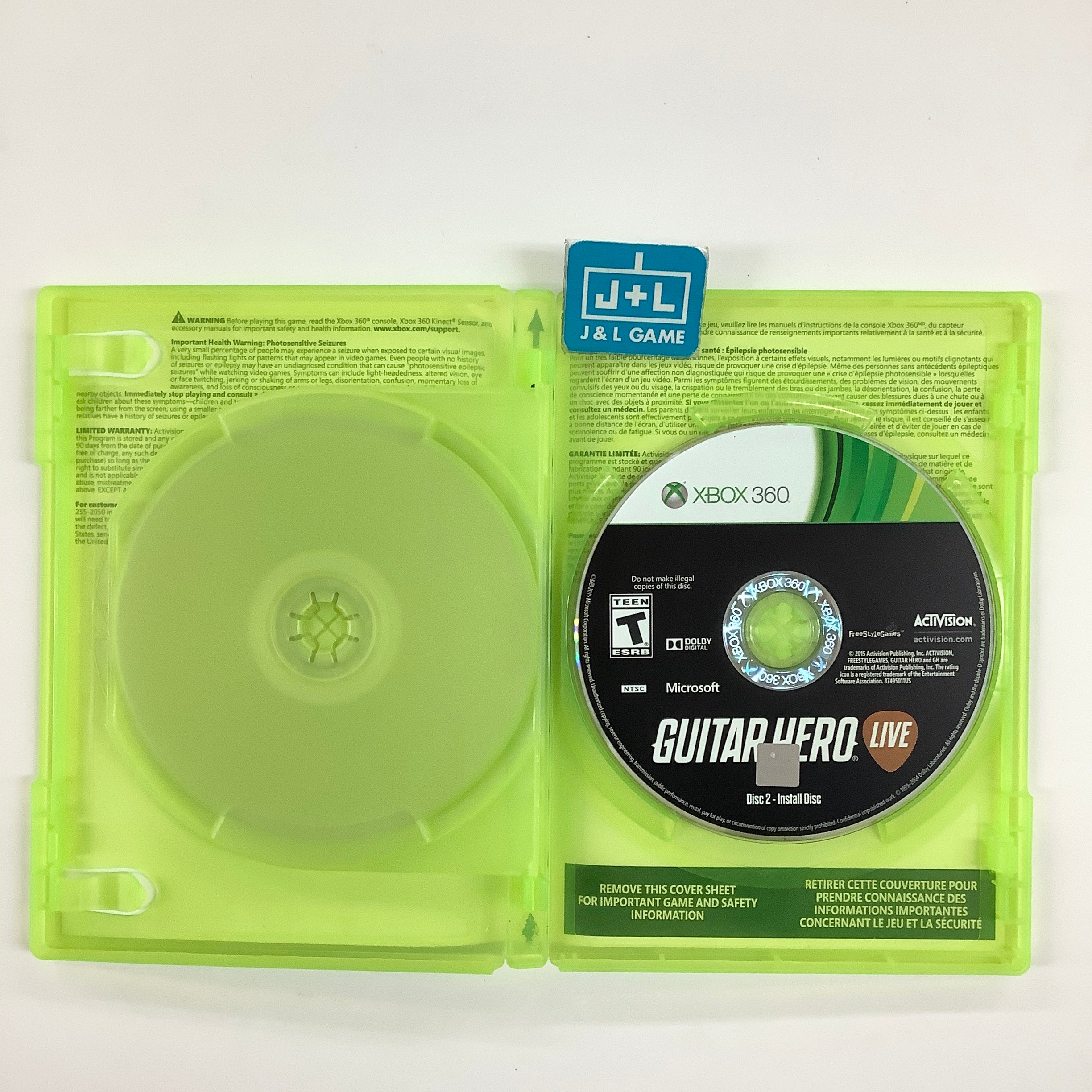 Guitar Hero Live (Game Only) - Xbox 360 [Pre-Owned] Video Games Activision