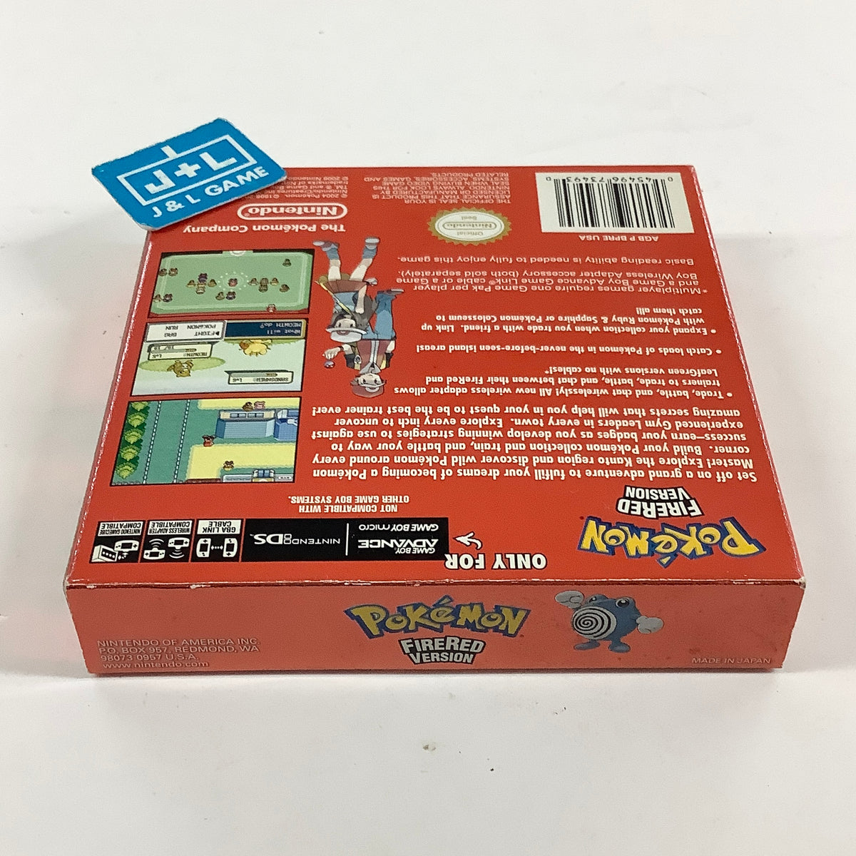 Pokemon FireRed Version (Player's Choice) - (GBA) Game Boy Advance [Pre-Owned] Video Games Nintendo