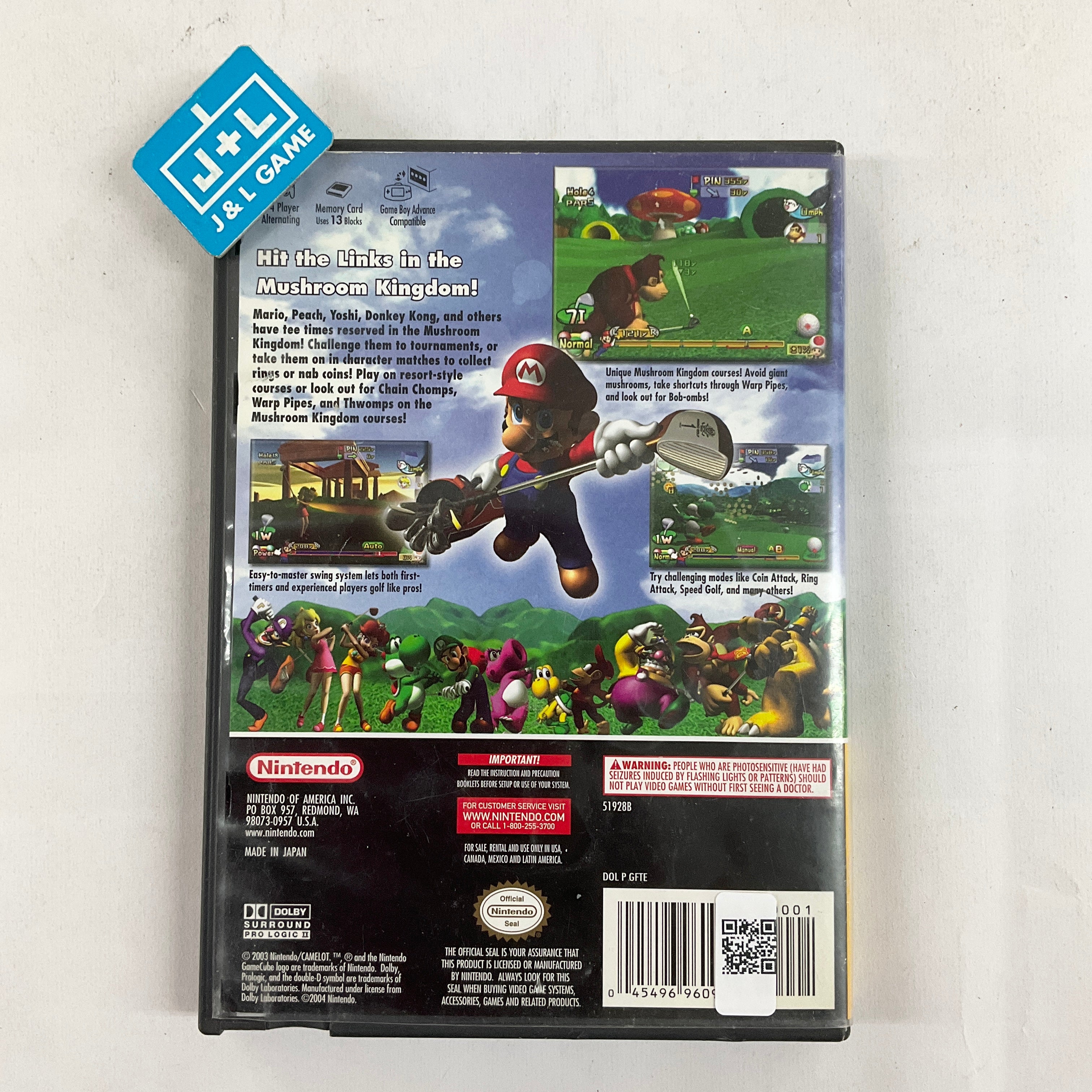 Mario Golf: Toadstool Tour (Player's Choice) - (GC) GameCube [Pre-Owned] Video Games Nintendo