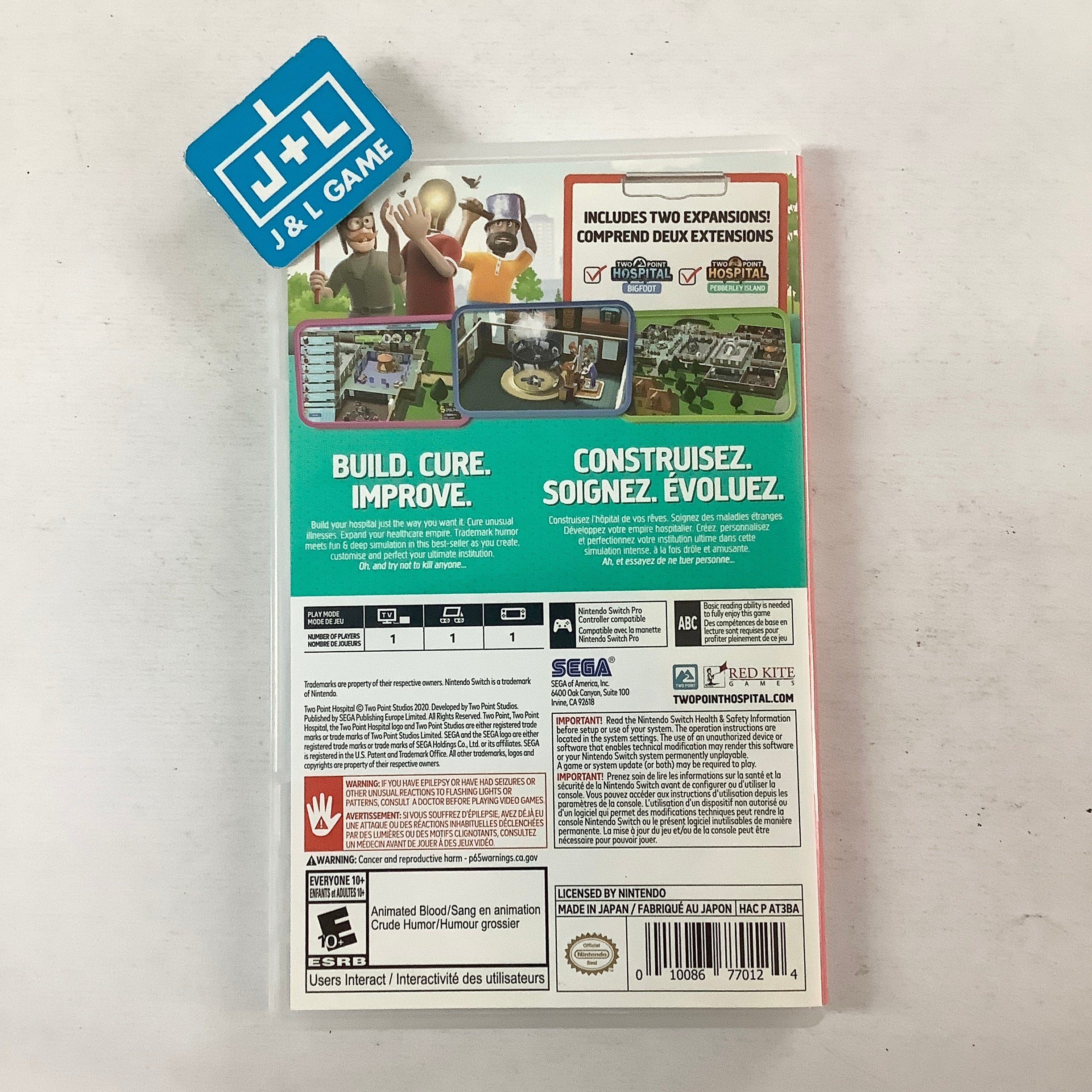 Two Point Hospital - (NSW) Nintendo Switch [Pre-Owned] Video Games SEGA   