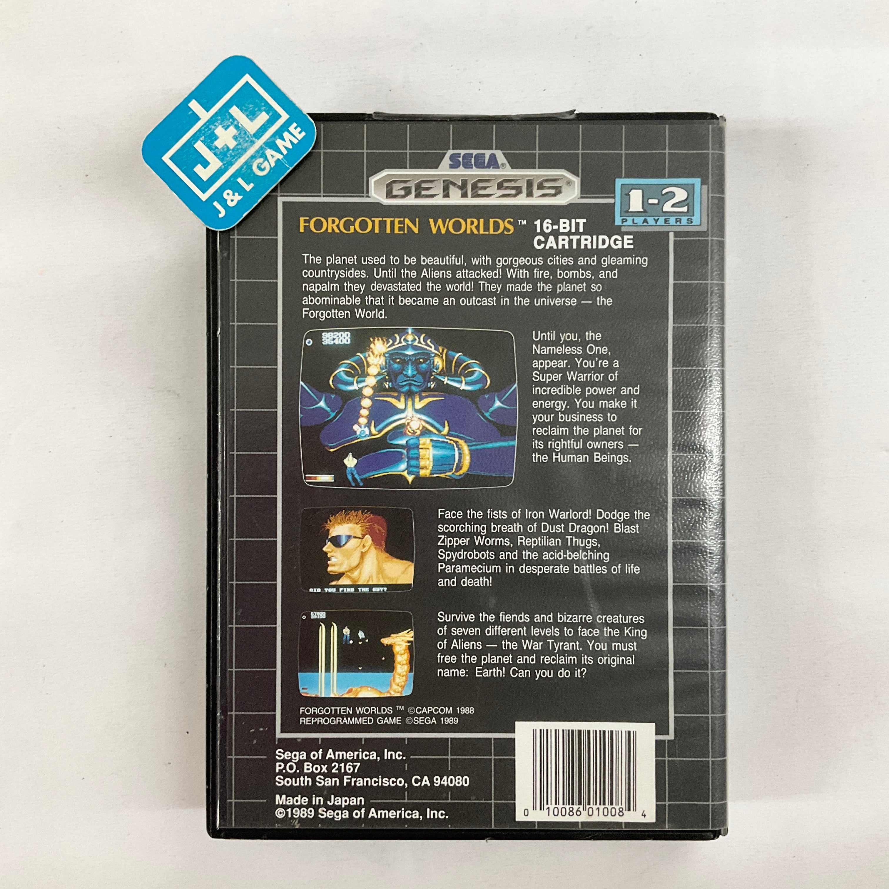 Forgotten Worlds - (SG) Sega Genesis [Pre-Owned] Video Games Sega   