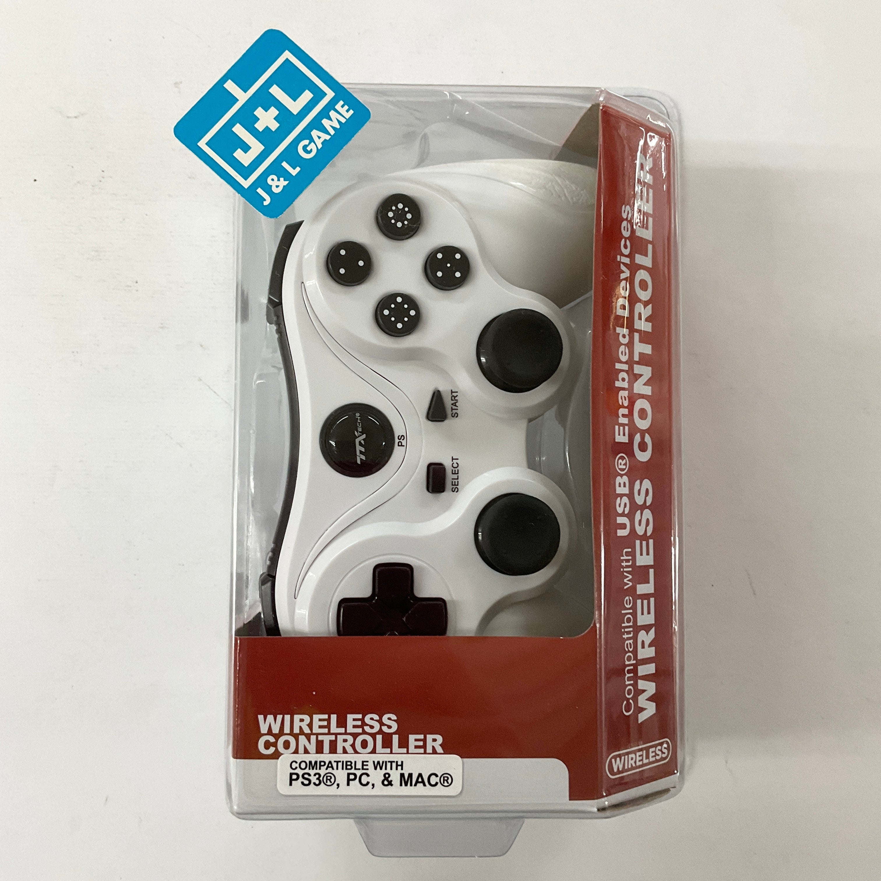 TTX Playstation 3 Universal Wireless Controller (White) - (PS3) PlayStation 3 Accessories TTX Tech   