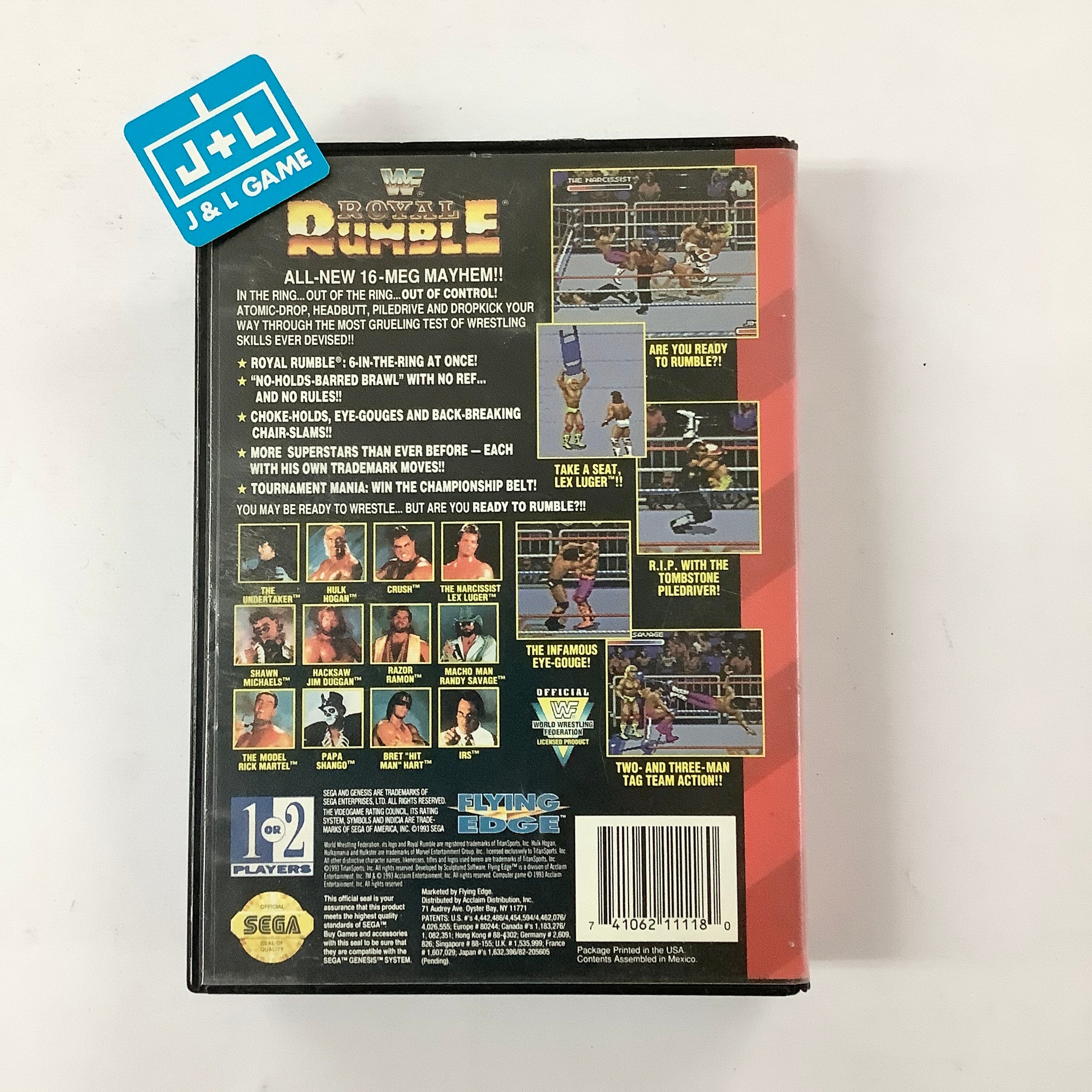WWF Royal Rumble - (SG) SEGA Genesis [Pre-Owned] Video Games Flying Edge   