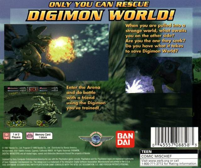 Digimon World - (PS1) PlayStation 1 [Pre-Owned] Video Games Bandai   