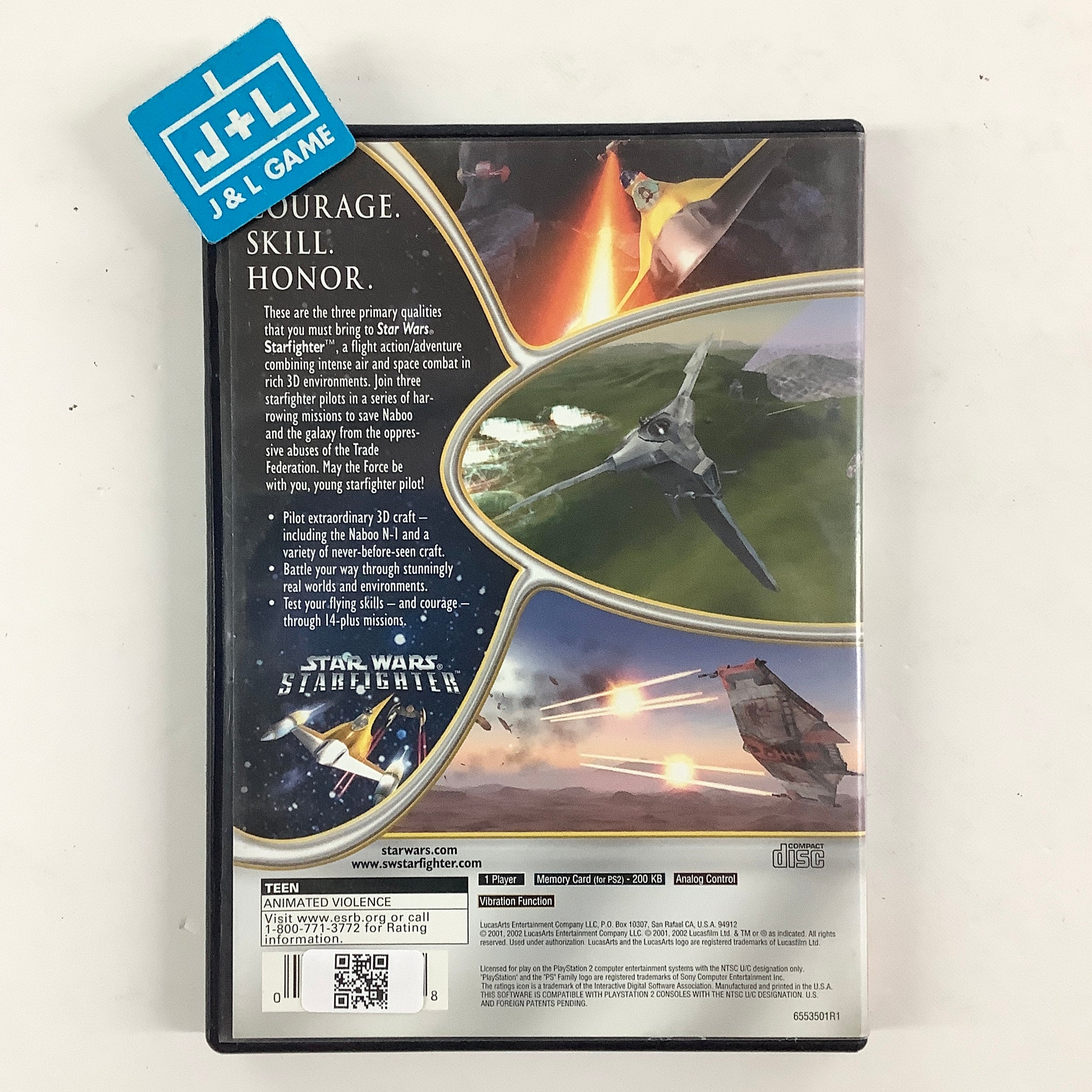 Star Wars: Starfighter (Greatest Hits) - (PS2) PlayStation 2 [Pre-Owned] Video Games LucasArts