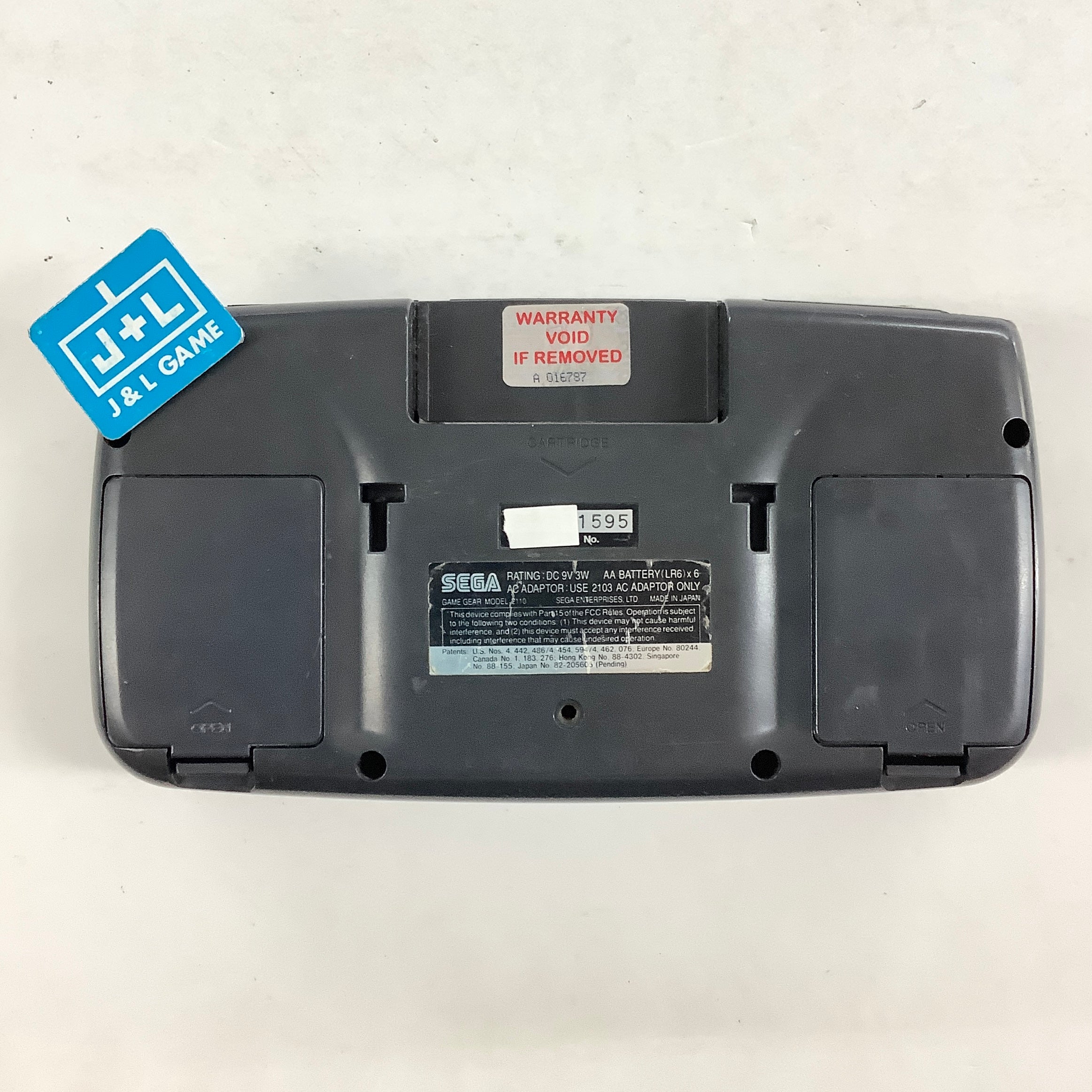 Sega Game Gear Portable Video Game System (Black) - (SGG) SEGA GameGear [Pre-Owned] Consoles SEGA