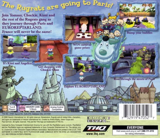 Rugrats in Paris: The Movie - (PS1) PlayStation 1 [Pre-Owned]