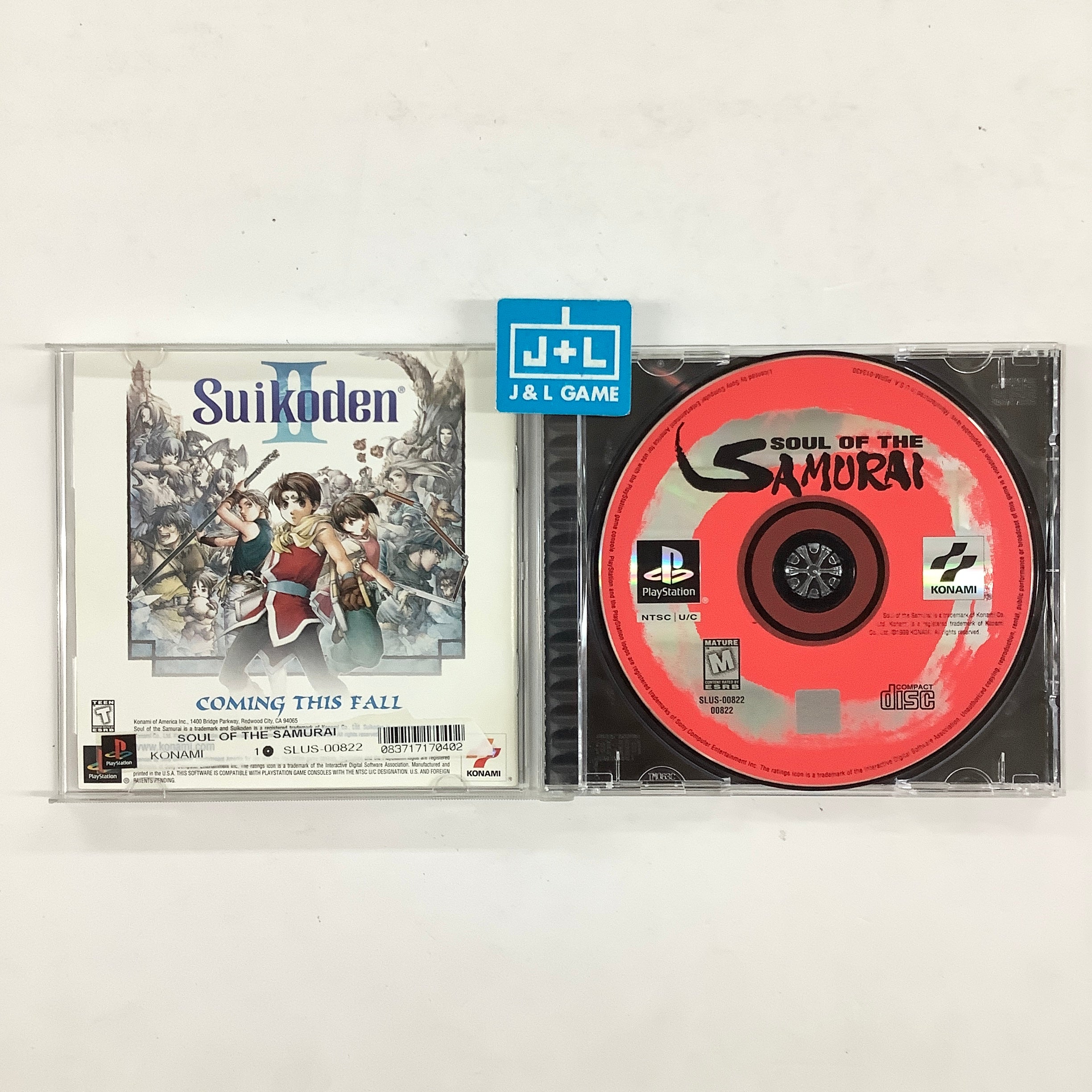 Soul of the Samurai - (PS1) PlayStation 1 [Pre-Owned] Video Games Konami