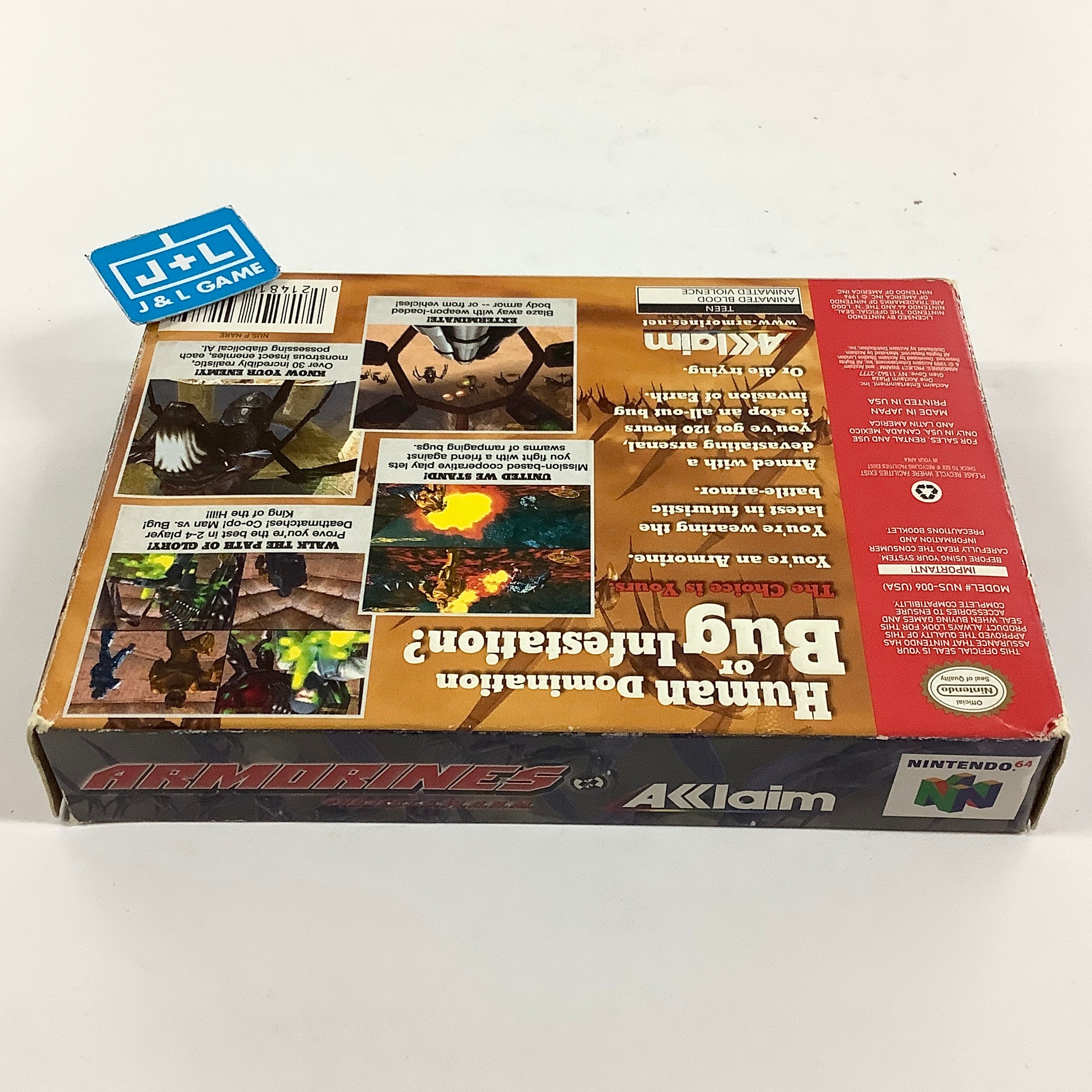 Armorines: Project S.W.A.R.M. - (N64) Nintendo 64 [Pre-Owned
