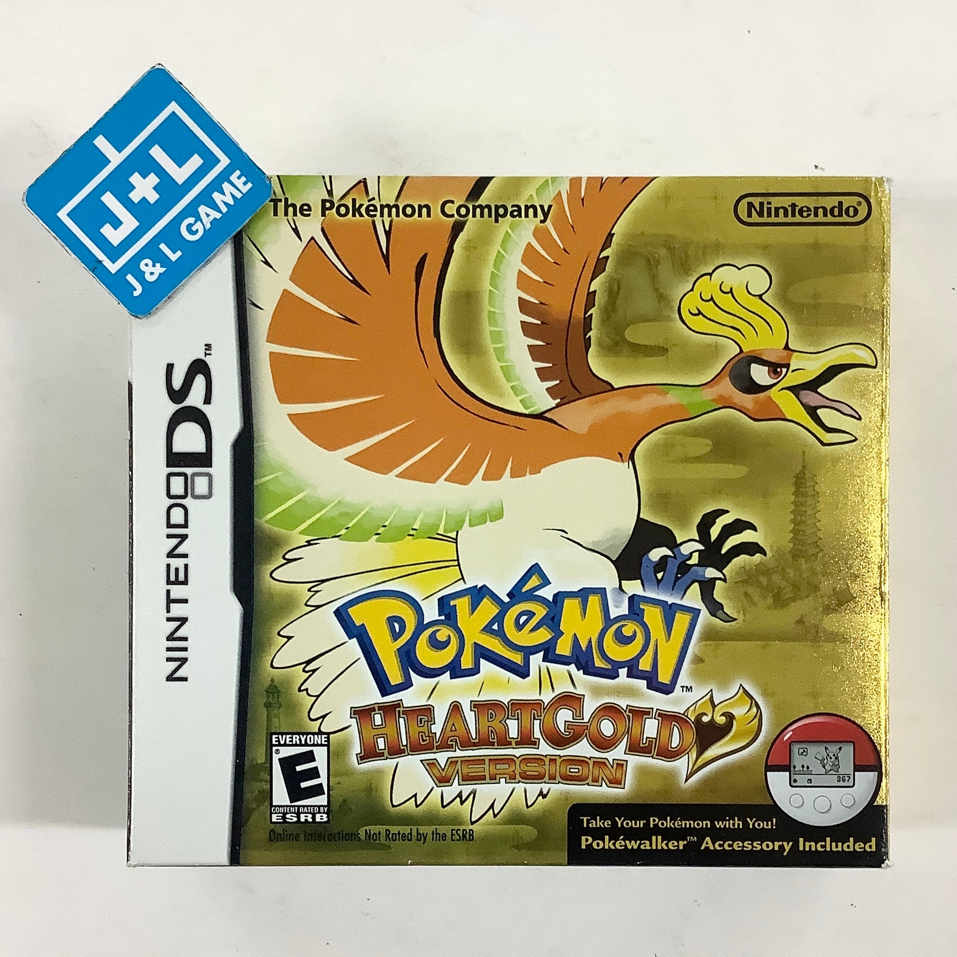 Pokemon HeartGold Version (w/ Pokewalker) - (NDS) Nintendo DS [Pre-Owned] Video Games Nintendo