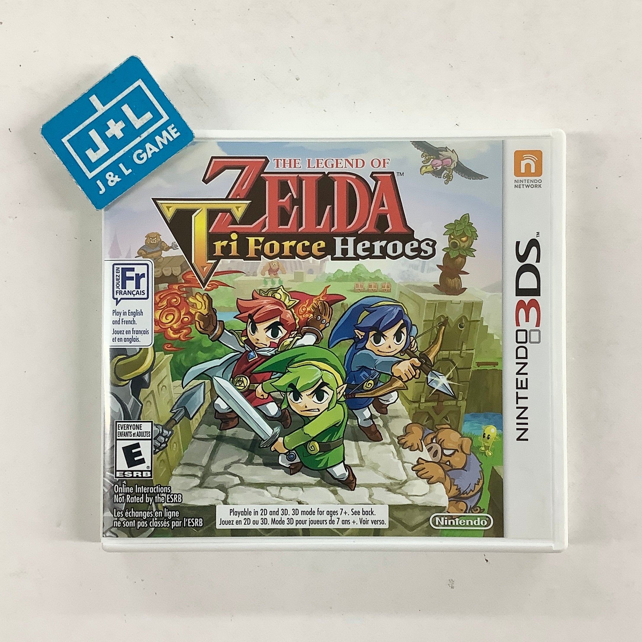 The Legend of Zelda: Tri Force Heroes - Nintendo 3DS [Pre-Owned] Video Games Nintendo
