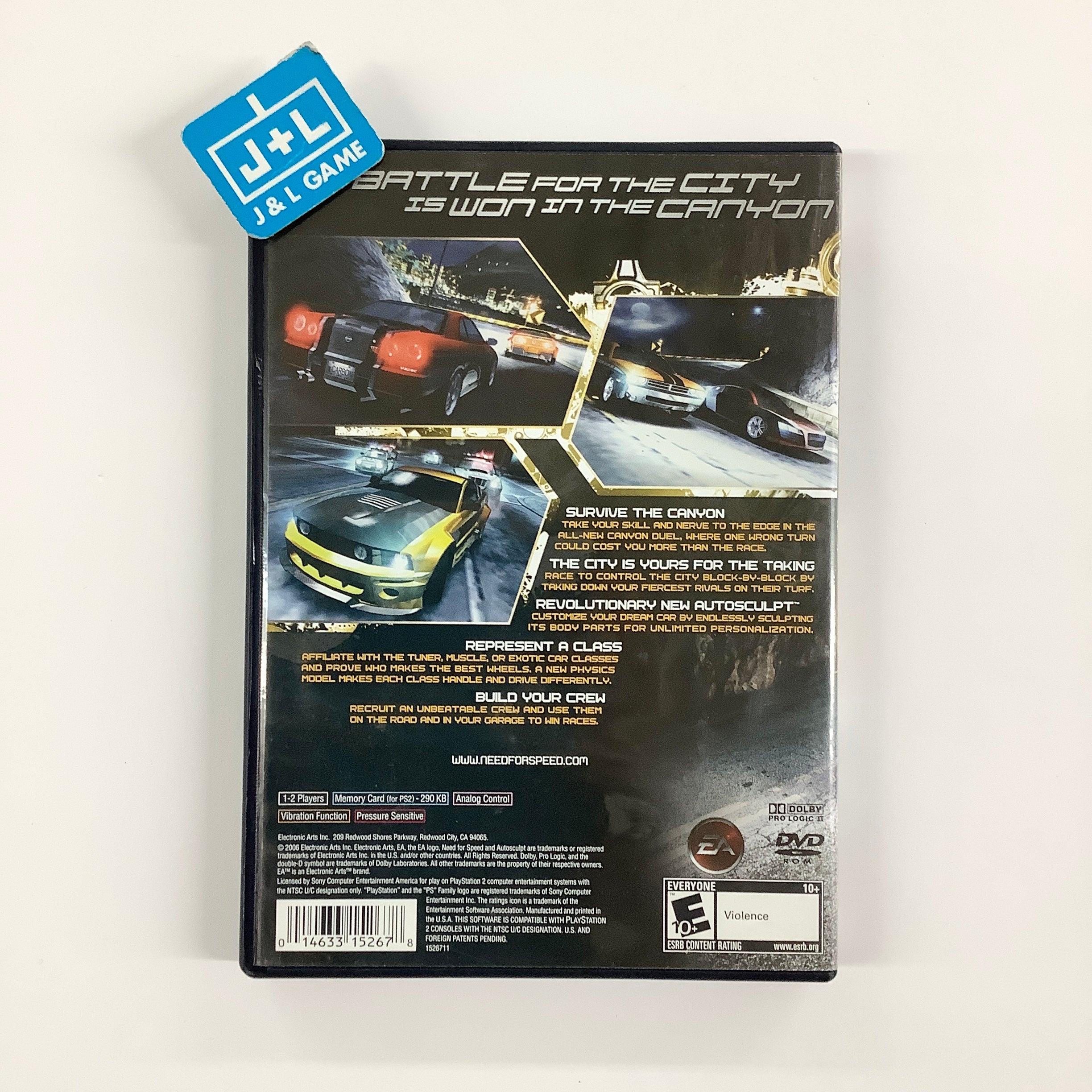 Need for Speed Carbon - (PS2) PlayStation 2 [Pre-Owned] Video Games EA Games