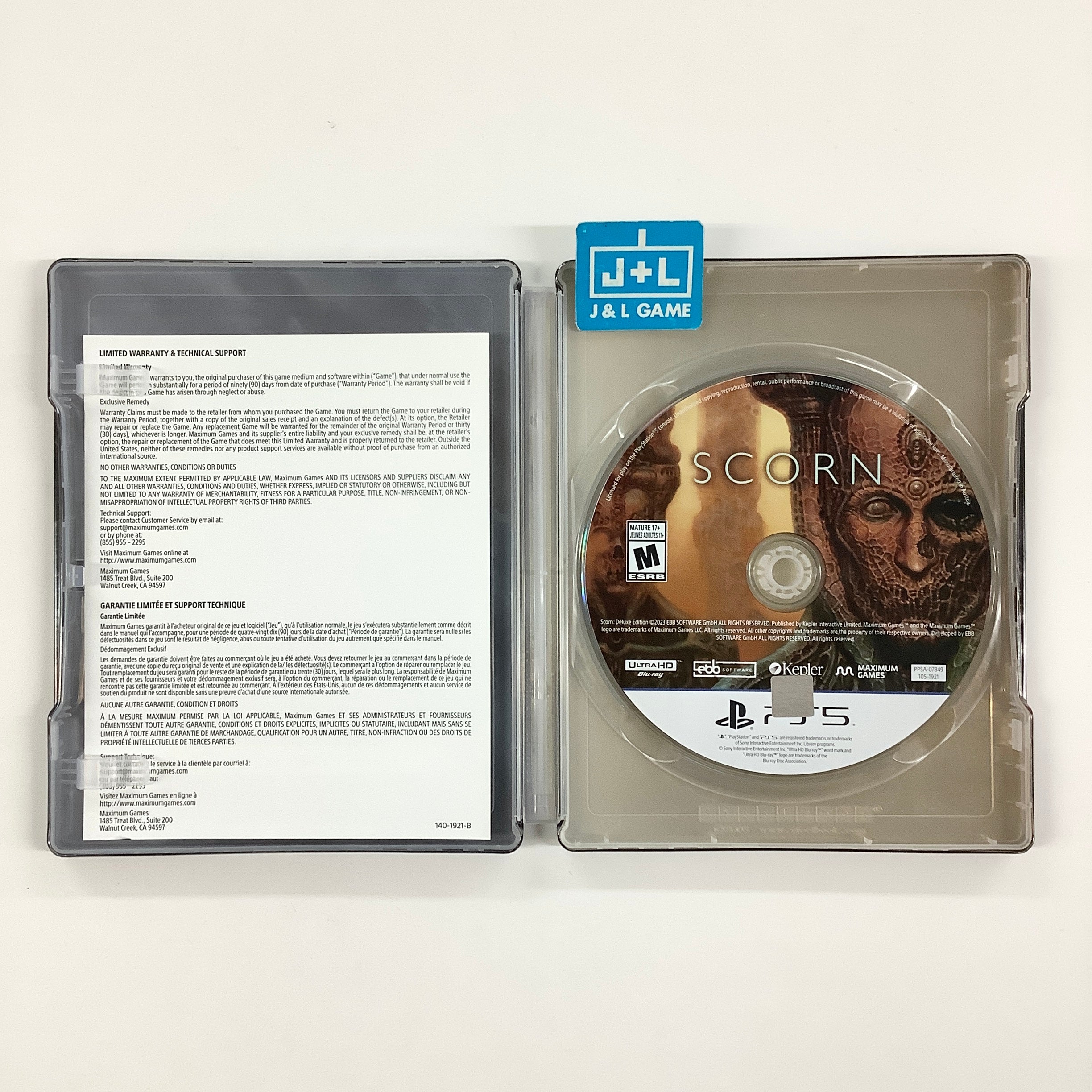 Scorn (Deluxe Edition) (SteelBook) - (PS5) PlayStation 5 [Pre-Owned] Video Games Maximum Entertainment