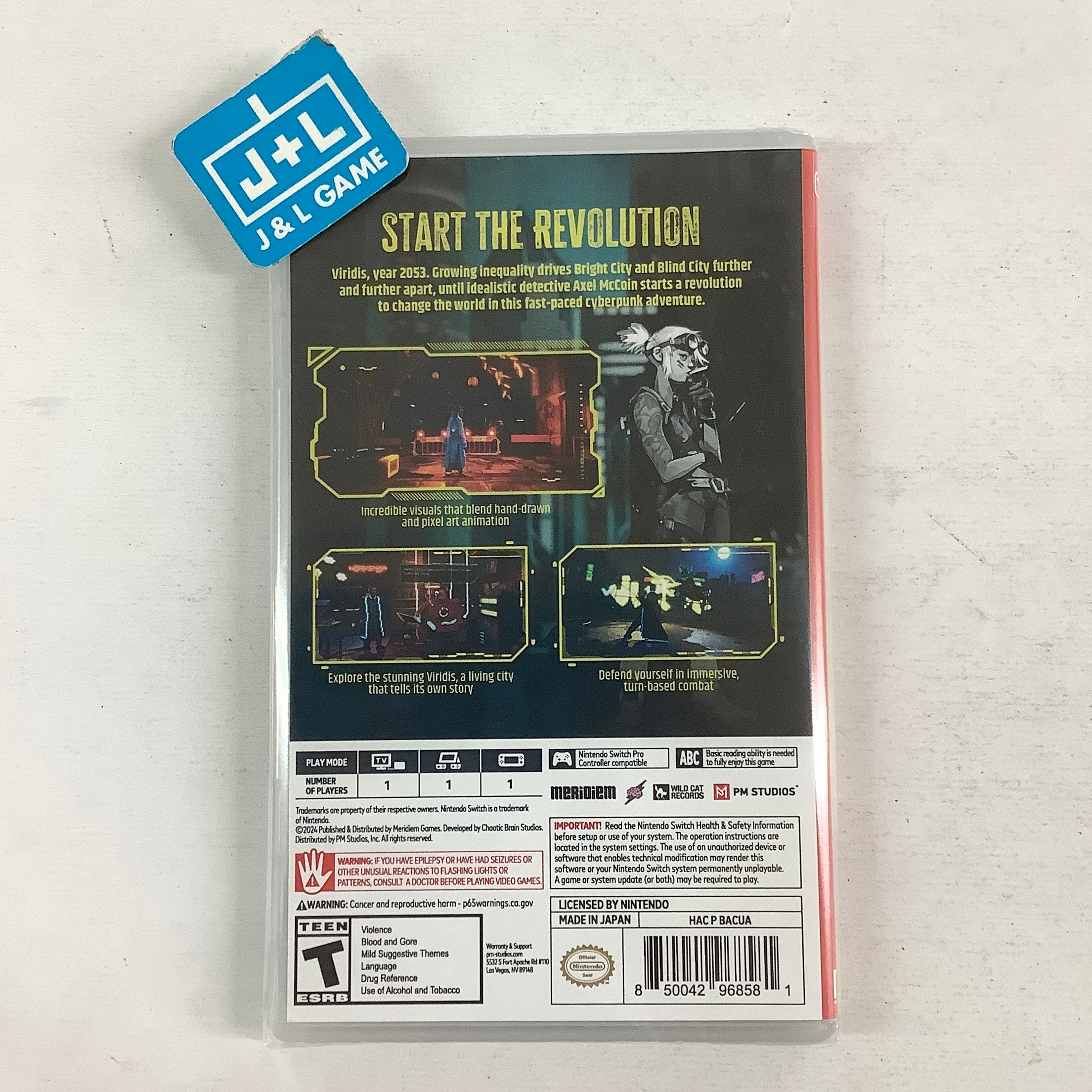 Neon Blood - (NSW) Nintendo Switch Video Games PM Studios