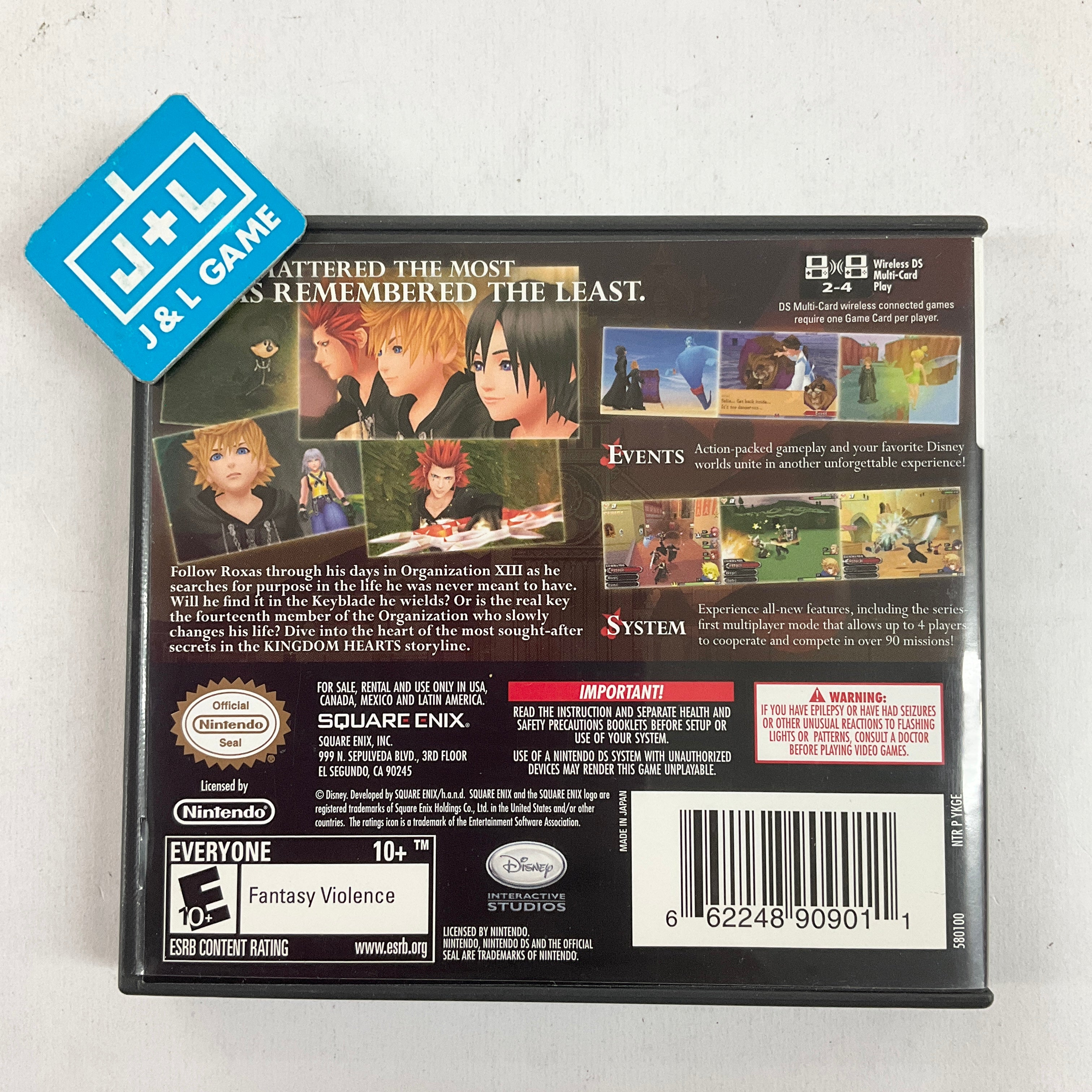 Kingdom Hearts 358/2 Days - (NDS) Nintendo DS (Pre-Owned)