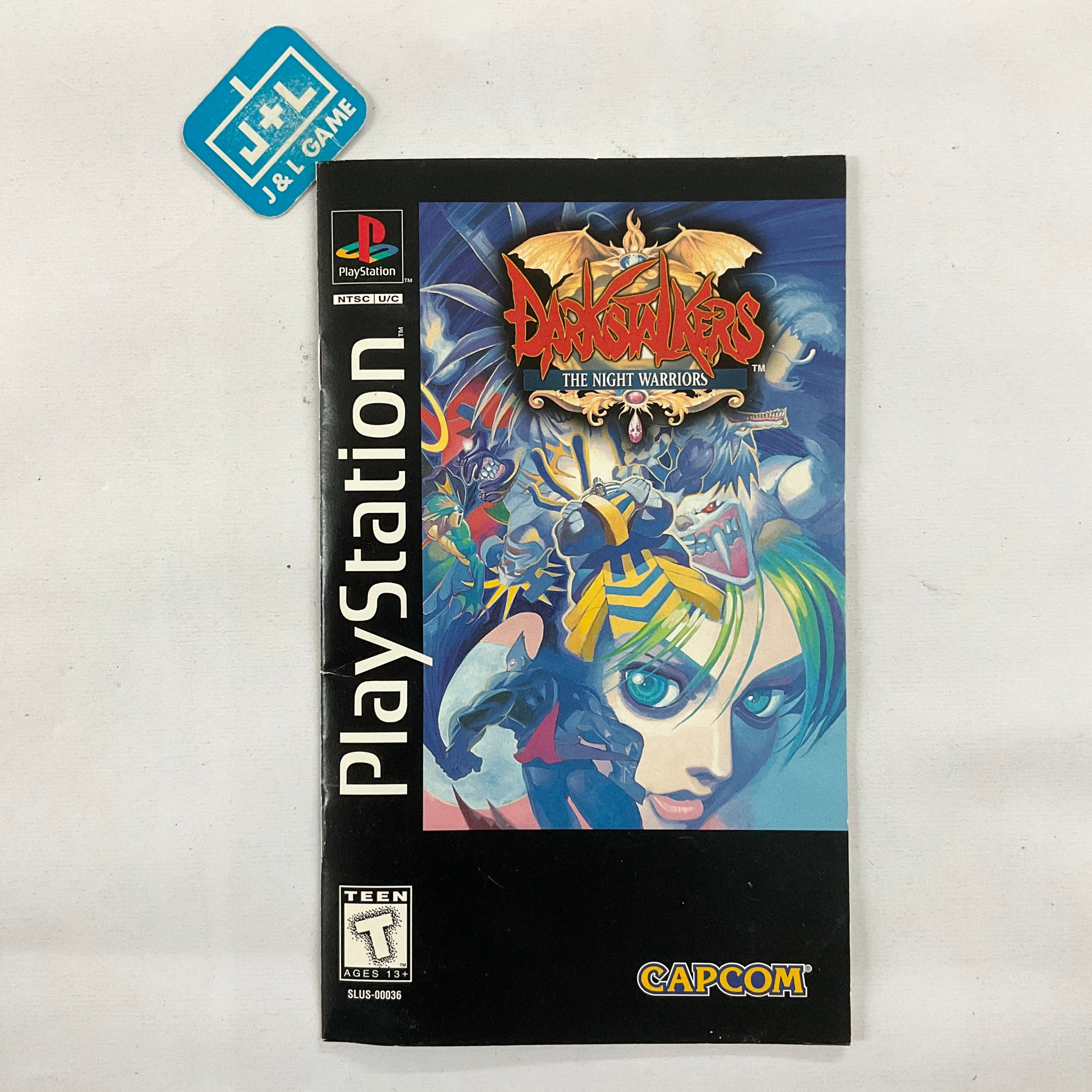 Darkstalkers: The Night Warriors (Long Box) - PlayStation 1 [Pre