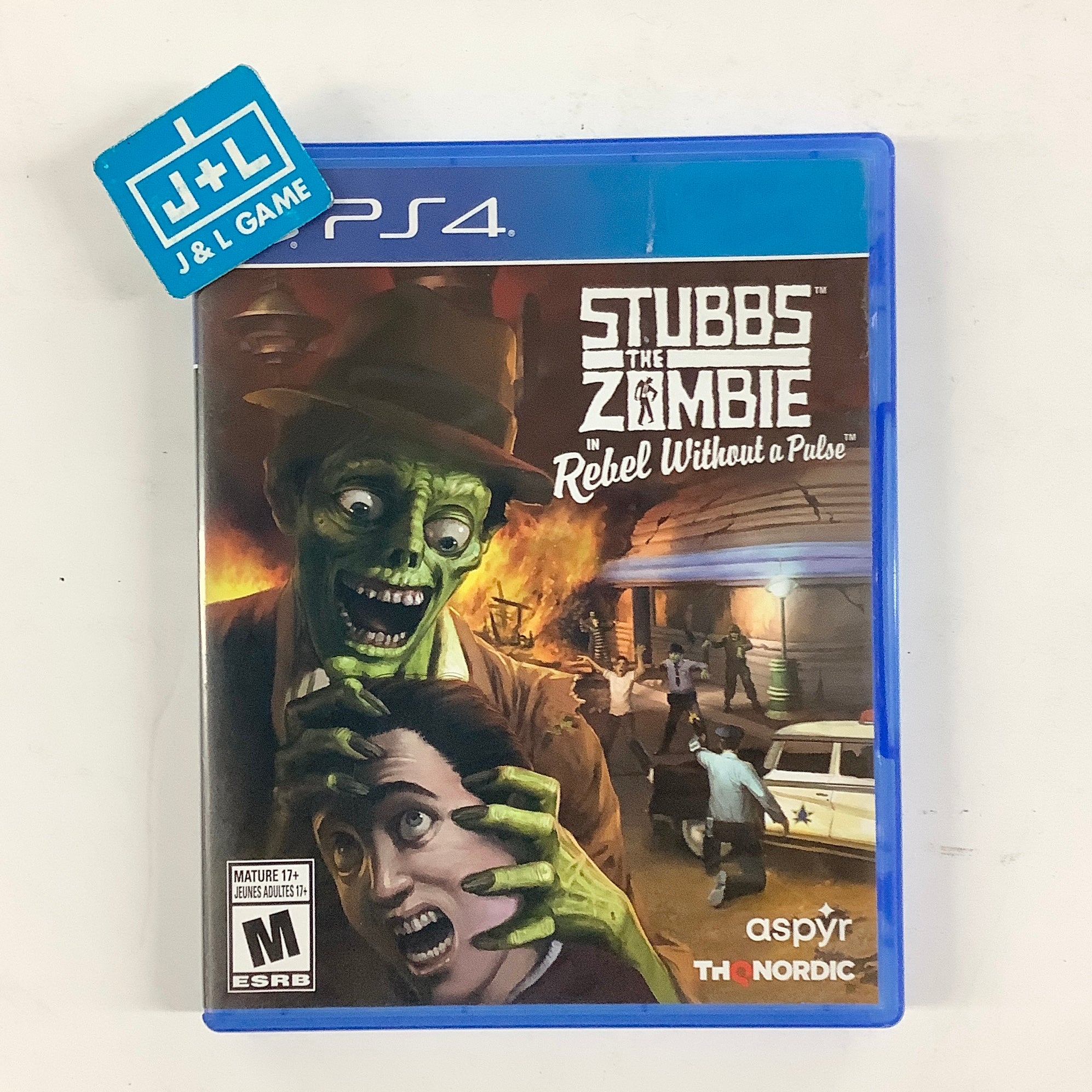 Stubbs the Zombie in Rebel Without a Pulse - (PS4) PlayStation 4 [Pre-Owned] Video Games THQ Nordic