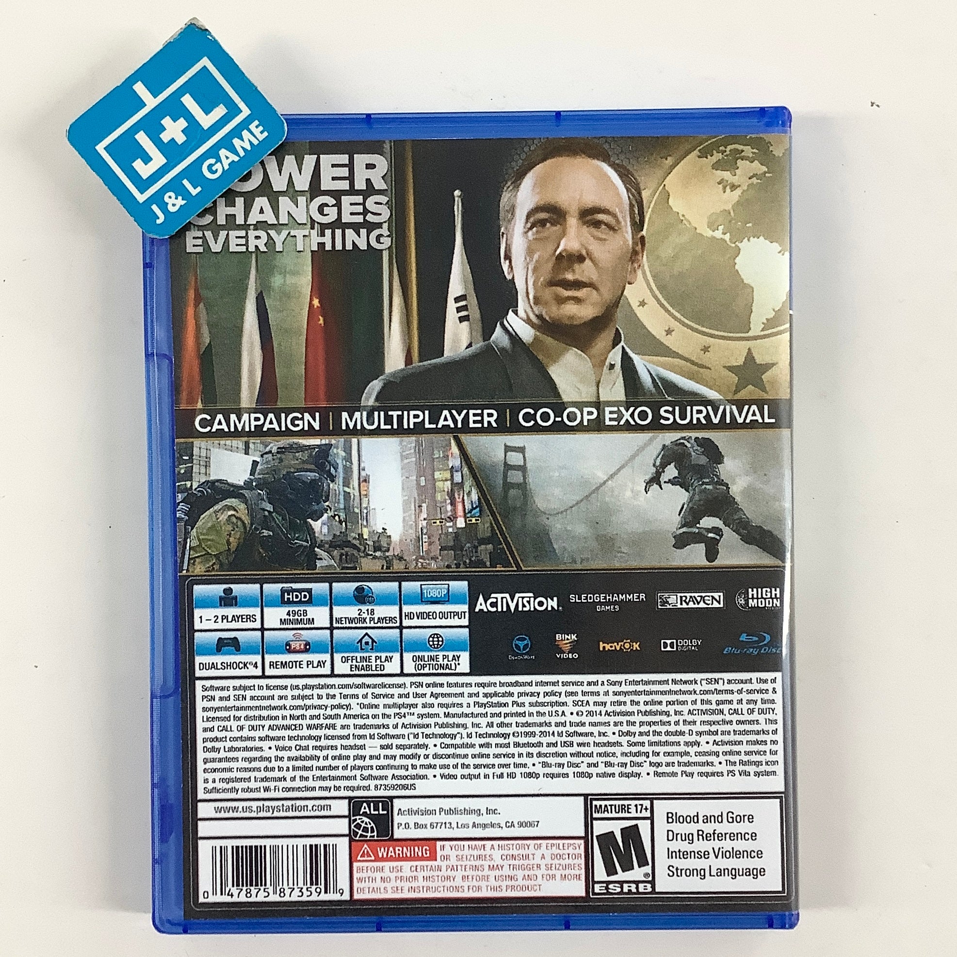 Call of Duty: Advanced Warfare - (PS4) PlayStation 4 [Pre-Owned] Video Games ACTIVISION