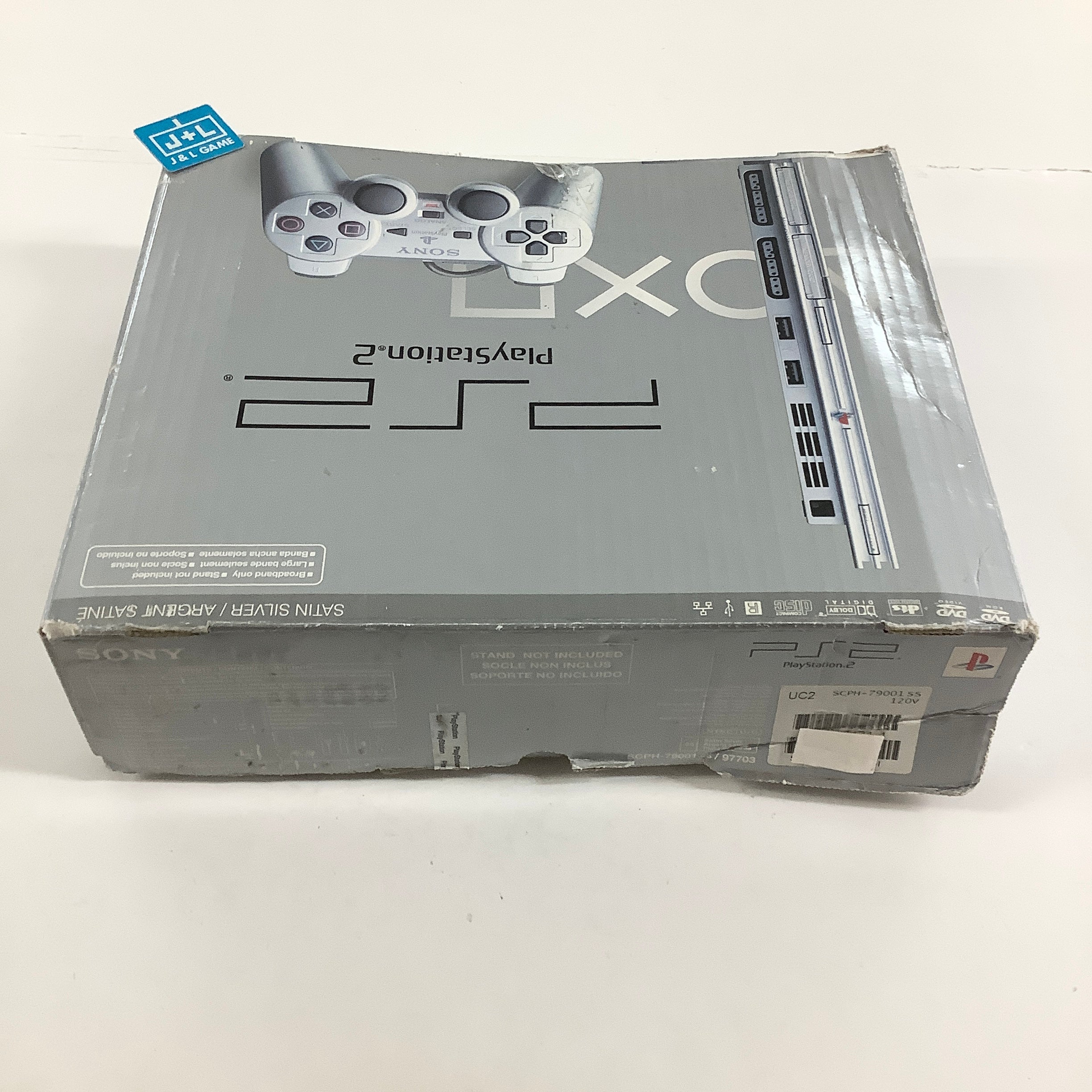 Sony PlayStation 2 Slim Console (Silver) - (PS2) PlayStation 2 [Pre-Owned] Consoles Sony