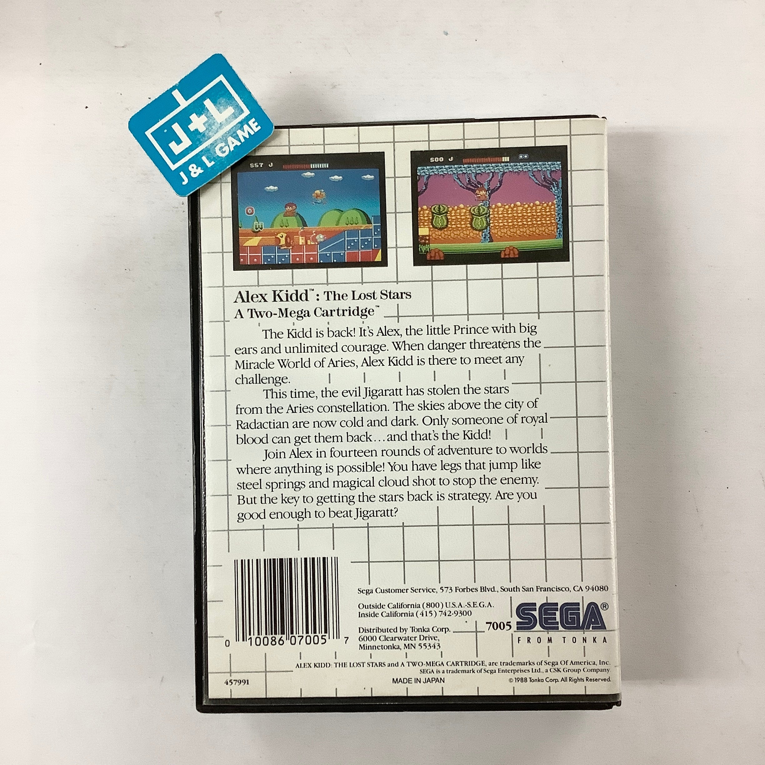 Alex Kidd: The Lost Stars - SEGA Master System [Pre-Owned] Video Games Sega   