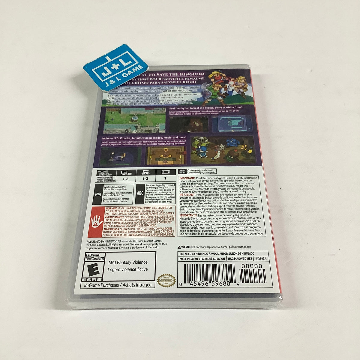 Cadence of Hyrule: Crypt of The NecroDancer Featuring The Legend of Zelda - (NSW) Nintendo Switch Video Games Nintendo