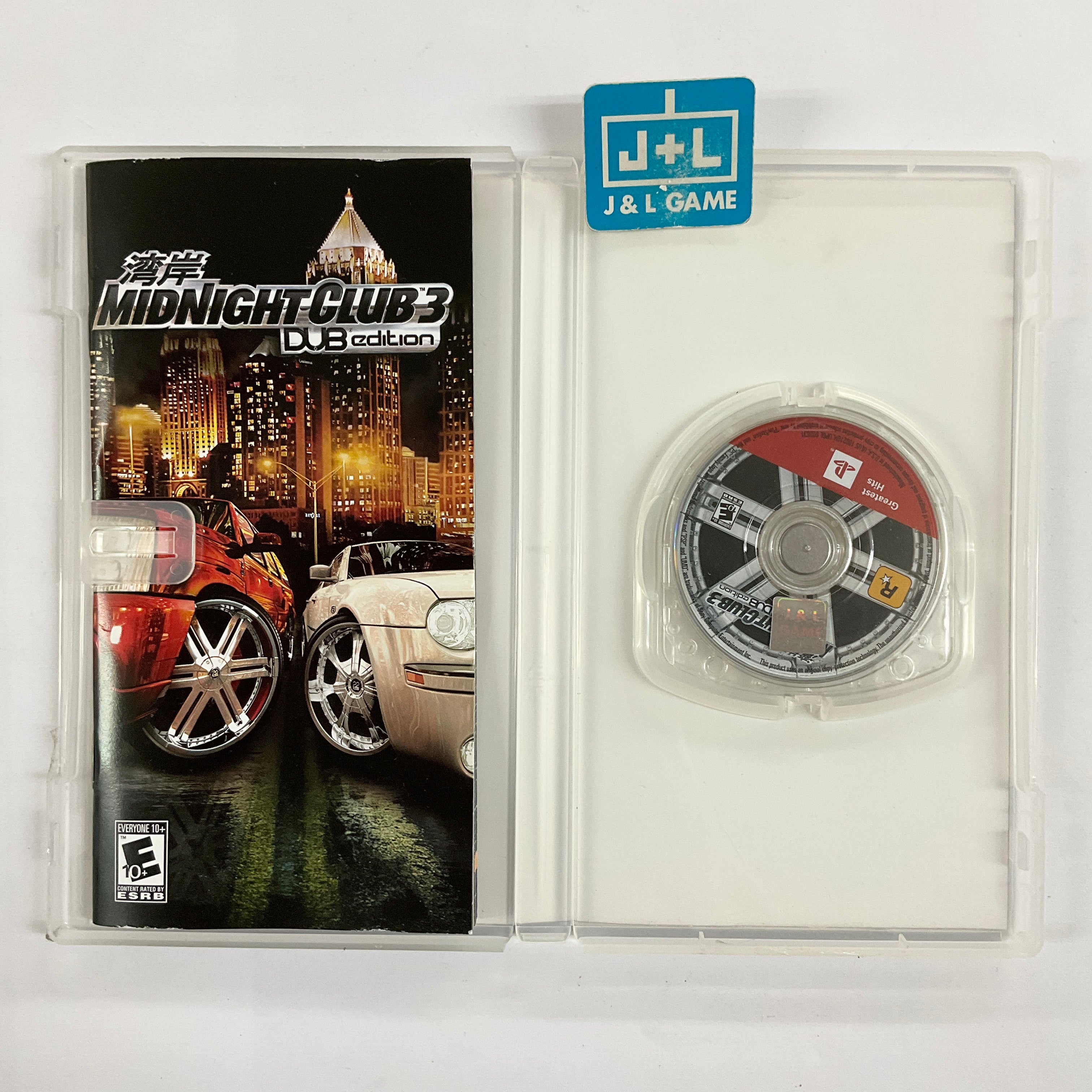 Midnight Club 3: DUB Edition (Greatest Hits) - SONY PSP [Pre-Owned