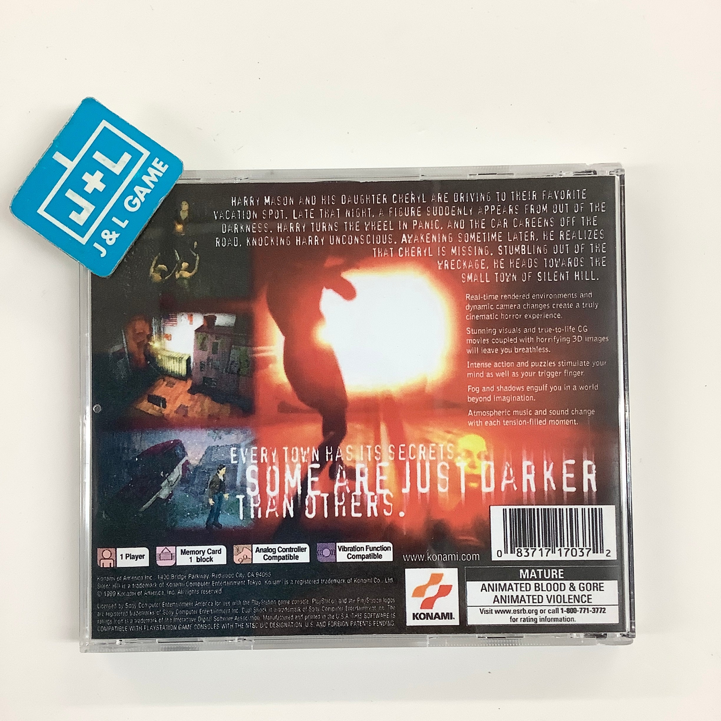 Silent Hill - (PS1) PlayStation 1 [Pre-Owned] Video Games Konami