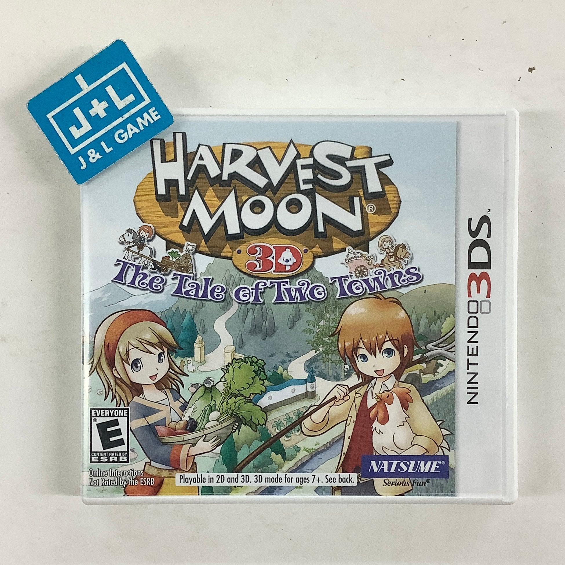 Harvest Moon 3D: The Tale of Two Towns - Nintendo 3DS [Pre-Owned] Video Games Natsume