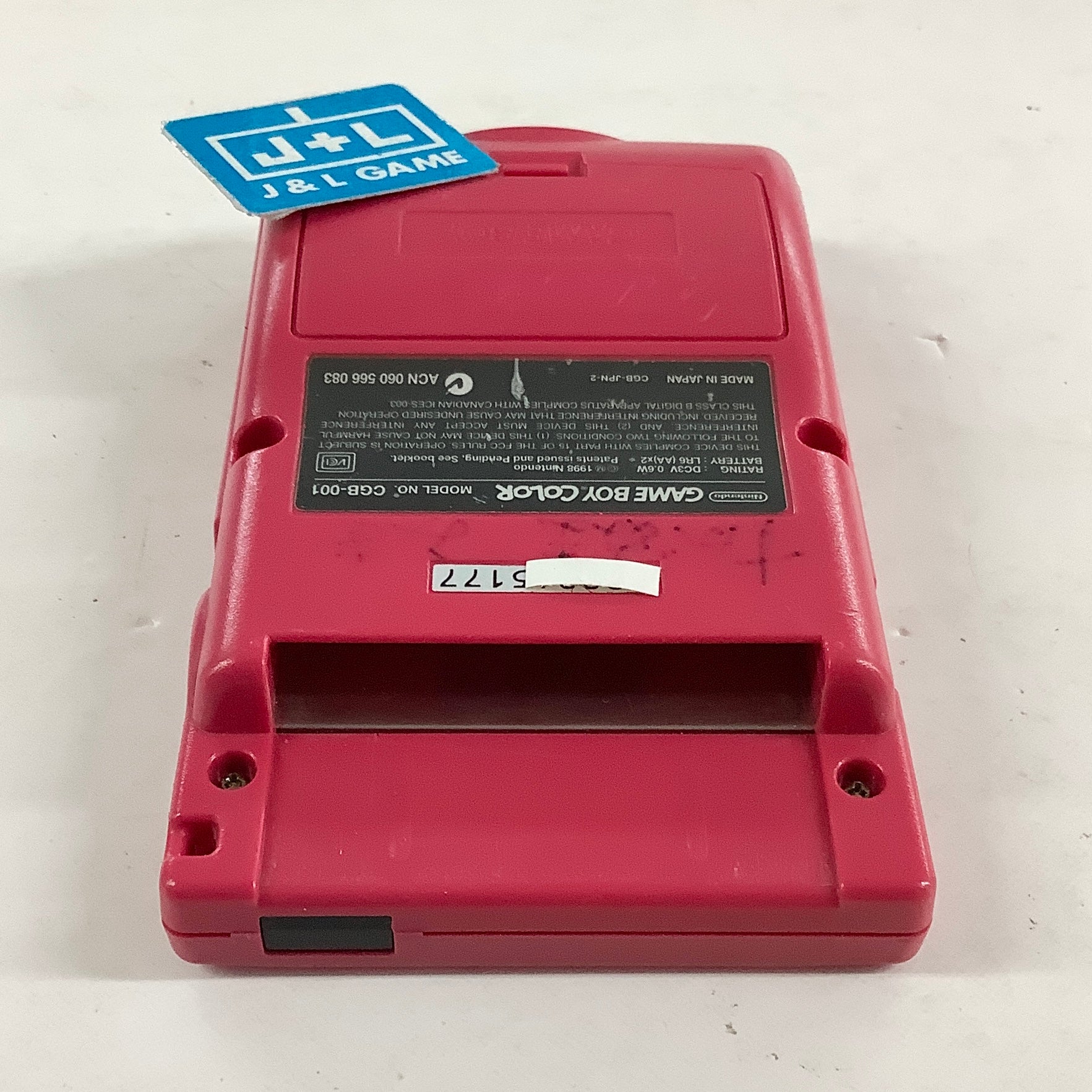 Nintendo Game Boy Color Console (Berry) - (GBC) Game Boy Color [Pre-Owned] Consoles Nintendo