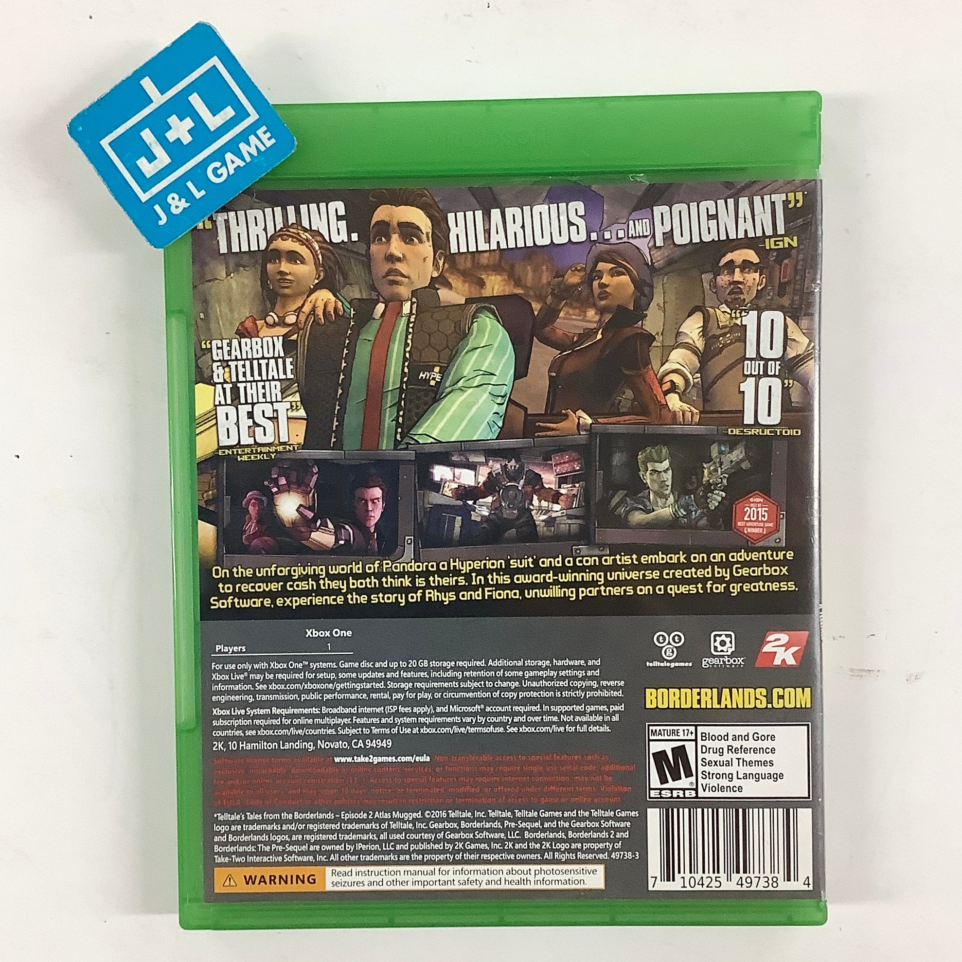 Tales from the Borderlands: A Telltale Game Series - (XB1) Xbox One [Pre-Owned] Video Games Take-Two Interactive